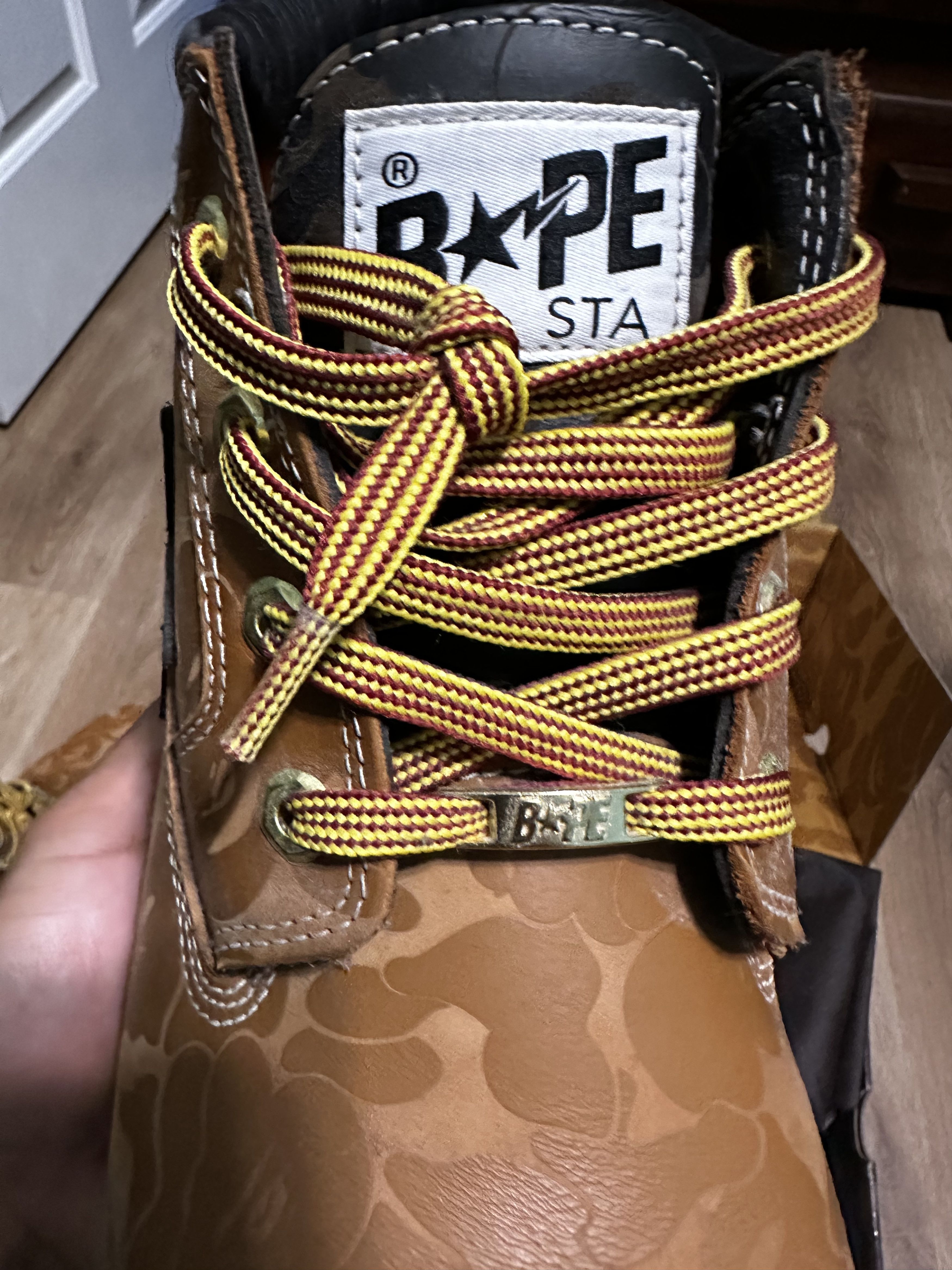 Bape × Timberland Bape X Timberland Chukka Classic Boot Wide ‘Wheat’ Size US 10.5 / EU 43-44 - 3 Thumbnail