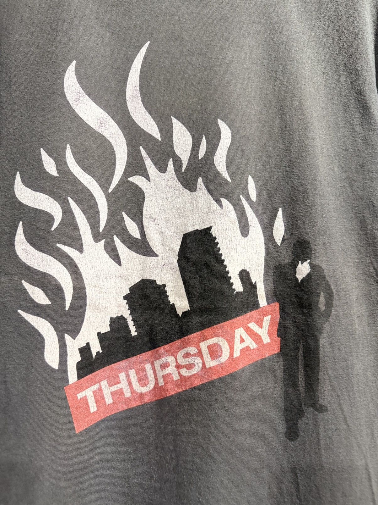 Band Tees Vintage Thursday American Post Hardcore Band Faded Tee Size US L / EU 52-54 / 3 - 2 Thumbnail