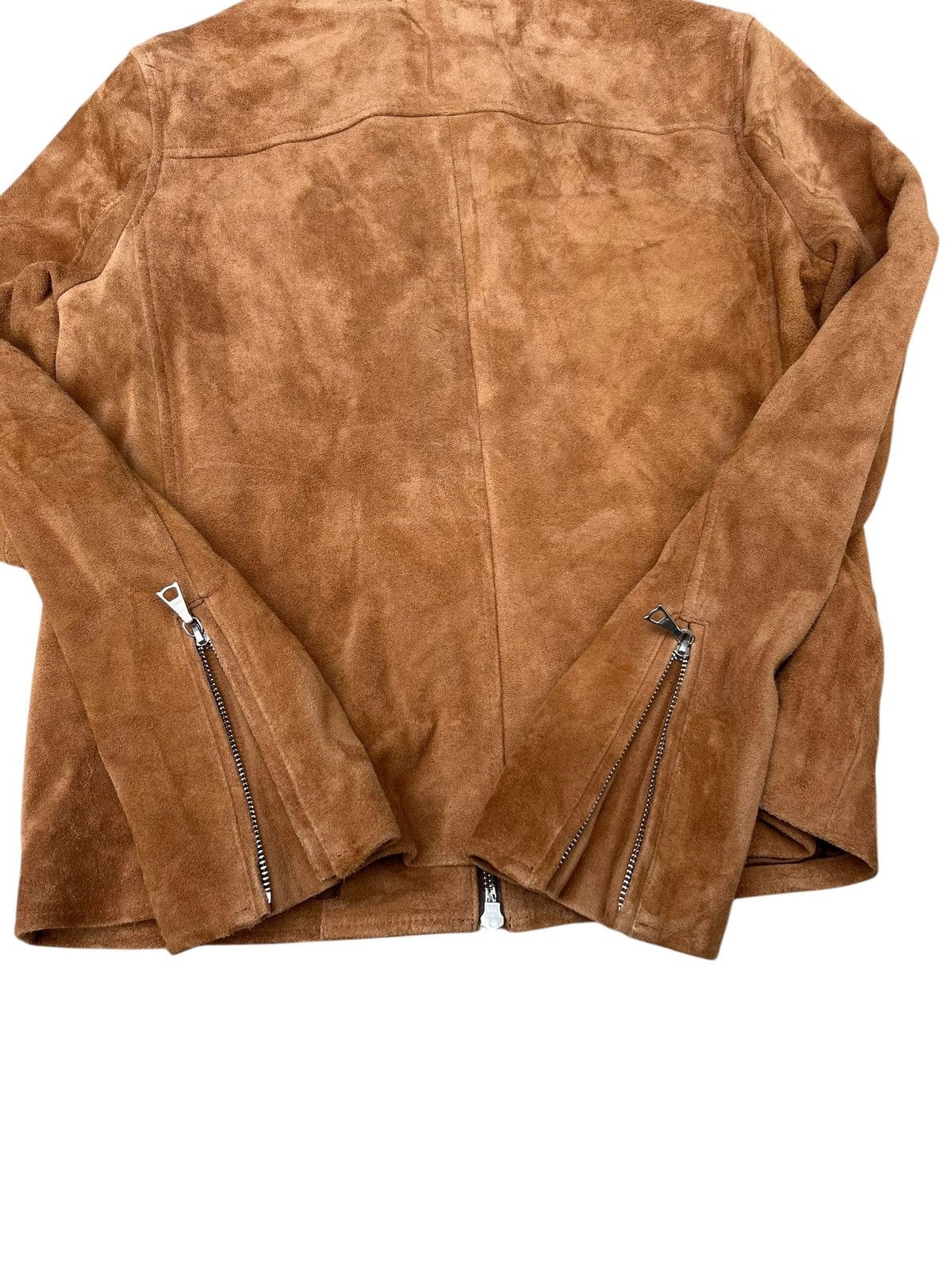 Ciaopanic Ciaopanic Japan Goatskin Suede Leather Slim Racer Jacket Size US M / EU 48-50 / 2 - 24 Thumbnail