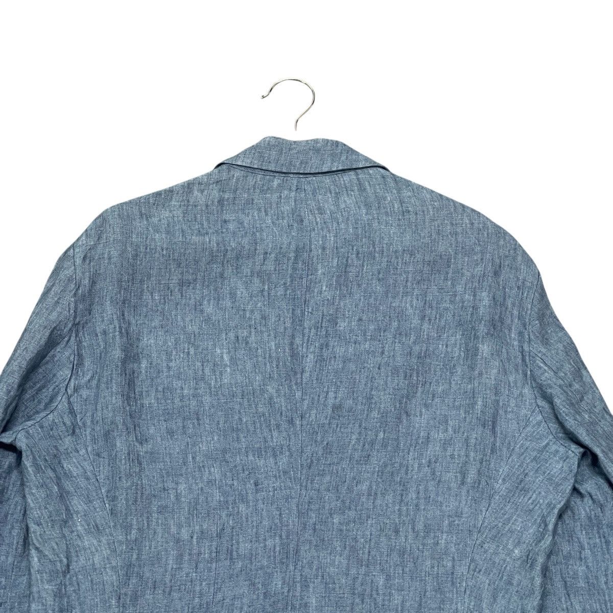 Emporio Armani Vintage Emporio Armani Linen Blazer Jacket — Made in Italy Size 46R - 12 Thumbnail