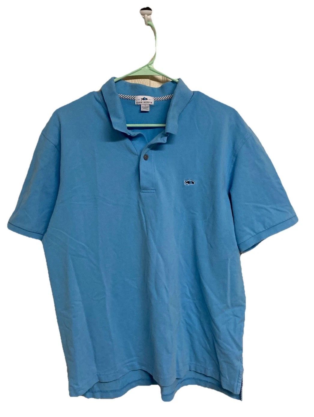 Other Fish Hippie Pique Polo Shirt Blue Sz L Bundle of 2 Size US L / EU 52-54 / 3 - 7 Thumbnail