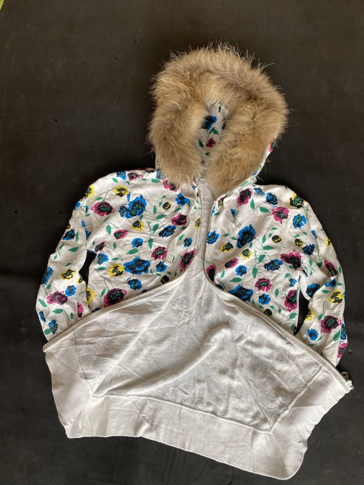 If Six Was Nine × Japanese Brand × Le Grande Bleu (L.G.B.) 💸BINDINGOFFER💸RodeoCrowns Japanese Flower Furhoodie Size US M / EU 48-50 / 2 - 4 Thumbnail