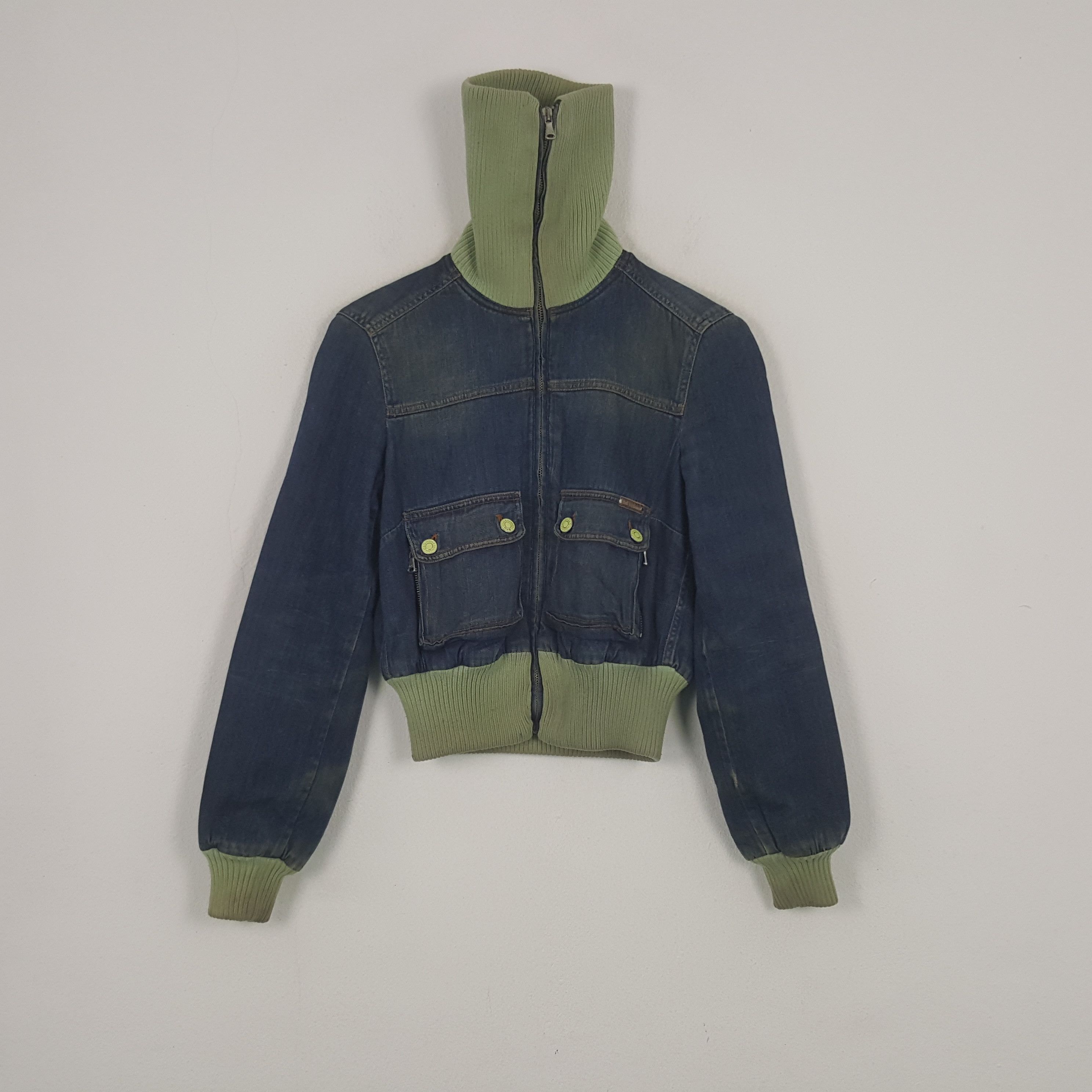 Dolce & Gabbana Vintage Dolce & Gabbana Italian Brand Crop Denim Jacket RR4 Size XS / US 0-2 / IT 36-38 - 1 Thumbnail