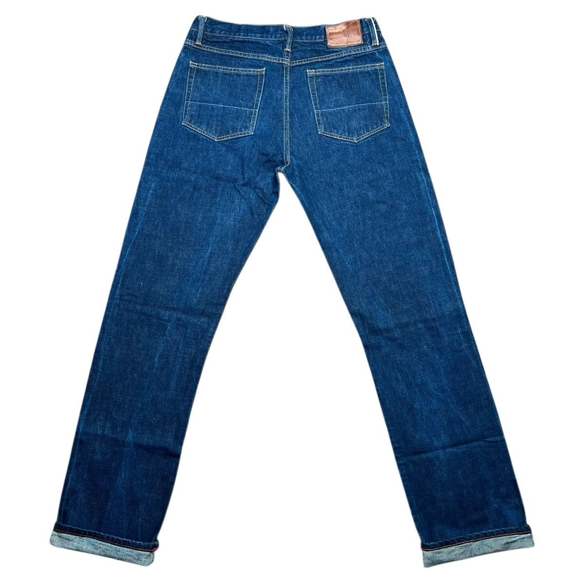 Gustin Gustin Jeans Men Blue Selvedge Straight Fit USA Denim Pants Size US 31 - 2 Thumbnail
