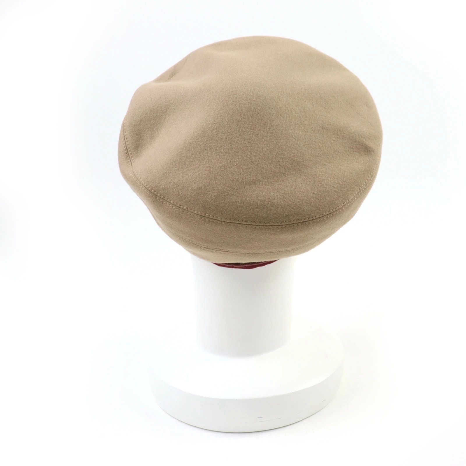 Hermes Hermes Camel Cashmere Saint Honore Serie Beret Size 58 Size ONE SIZE - 3 Thumbnail