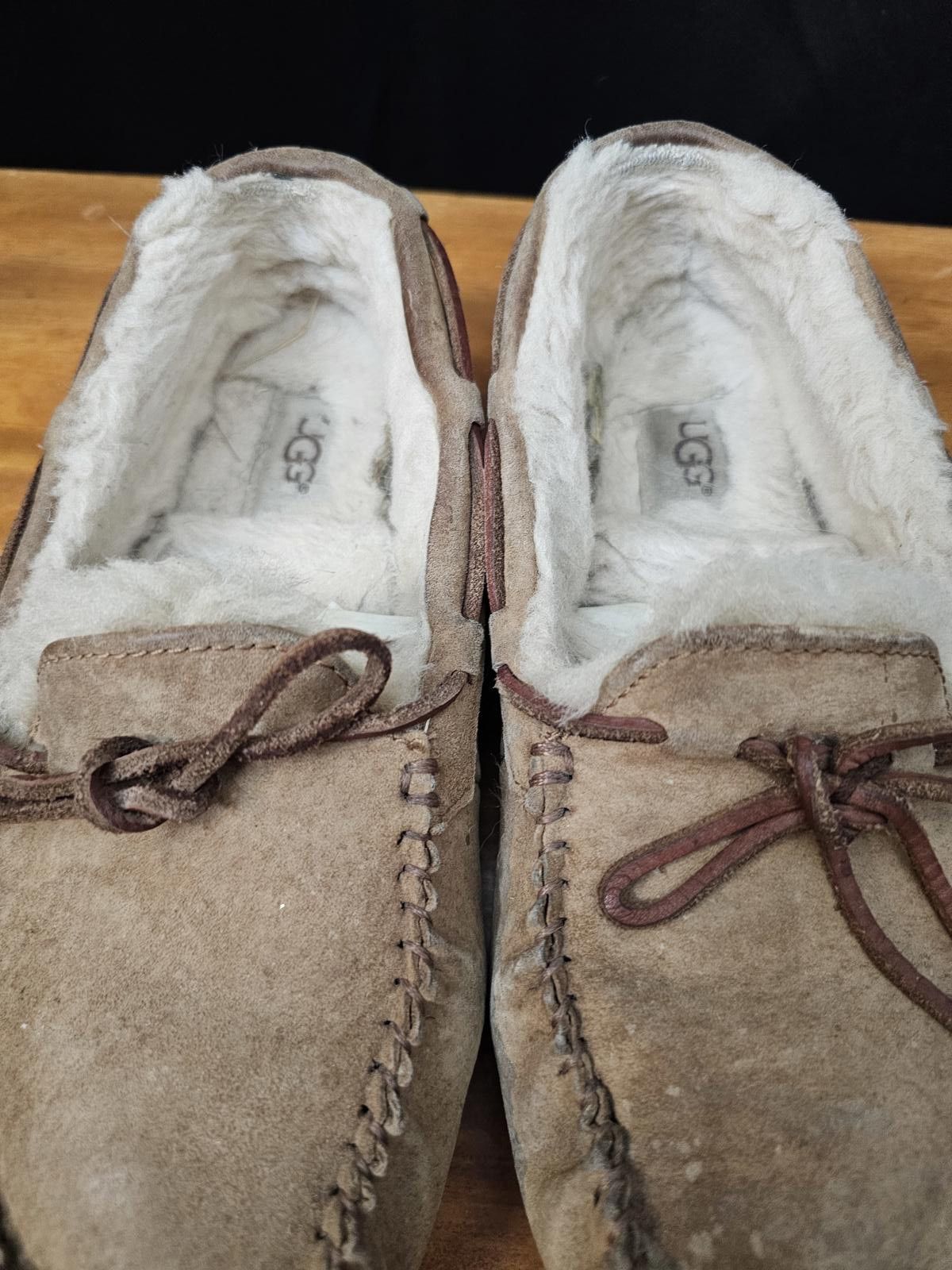 Ugg UGG Suede Moccasin Slippers Womens Size 9 Size US 9 / IT 39 - 1 Thumbnail