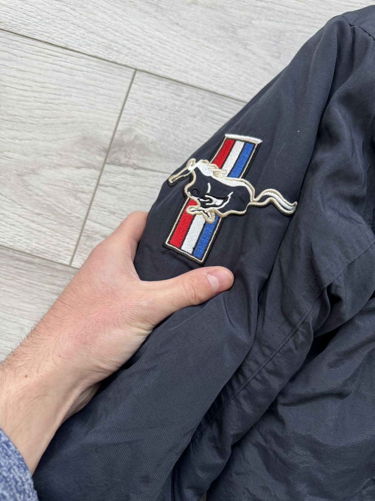 Ford × Vintage Vintage Ford Mustang Racing Puffer Jacket Size US XL / EU 56 / 4 - 4 Thumbnail