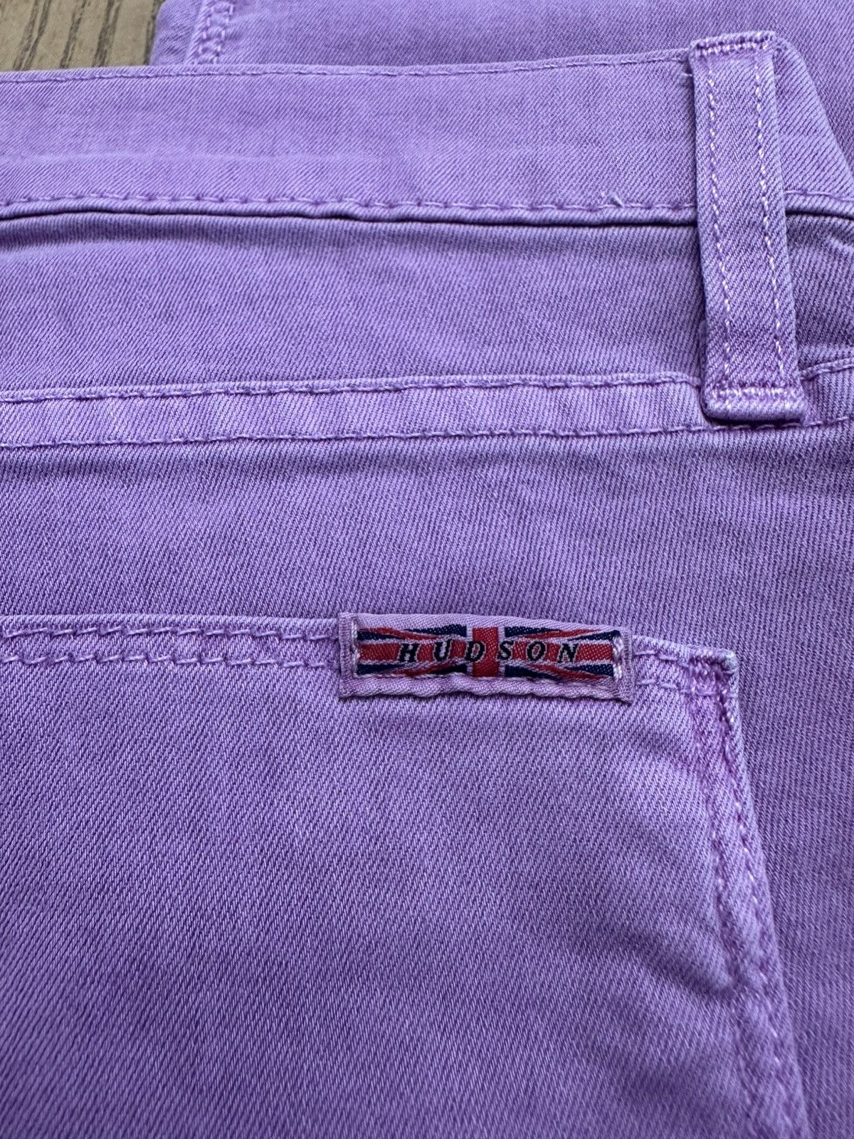 Hudson Hudson woman’s jeans purple cotton skinny Size 29" - 8 Thumbnail