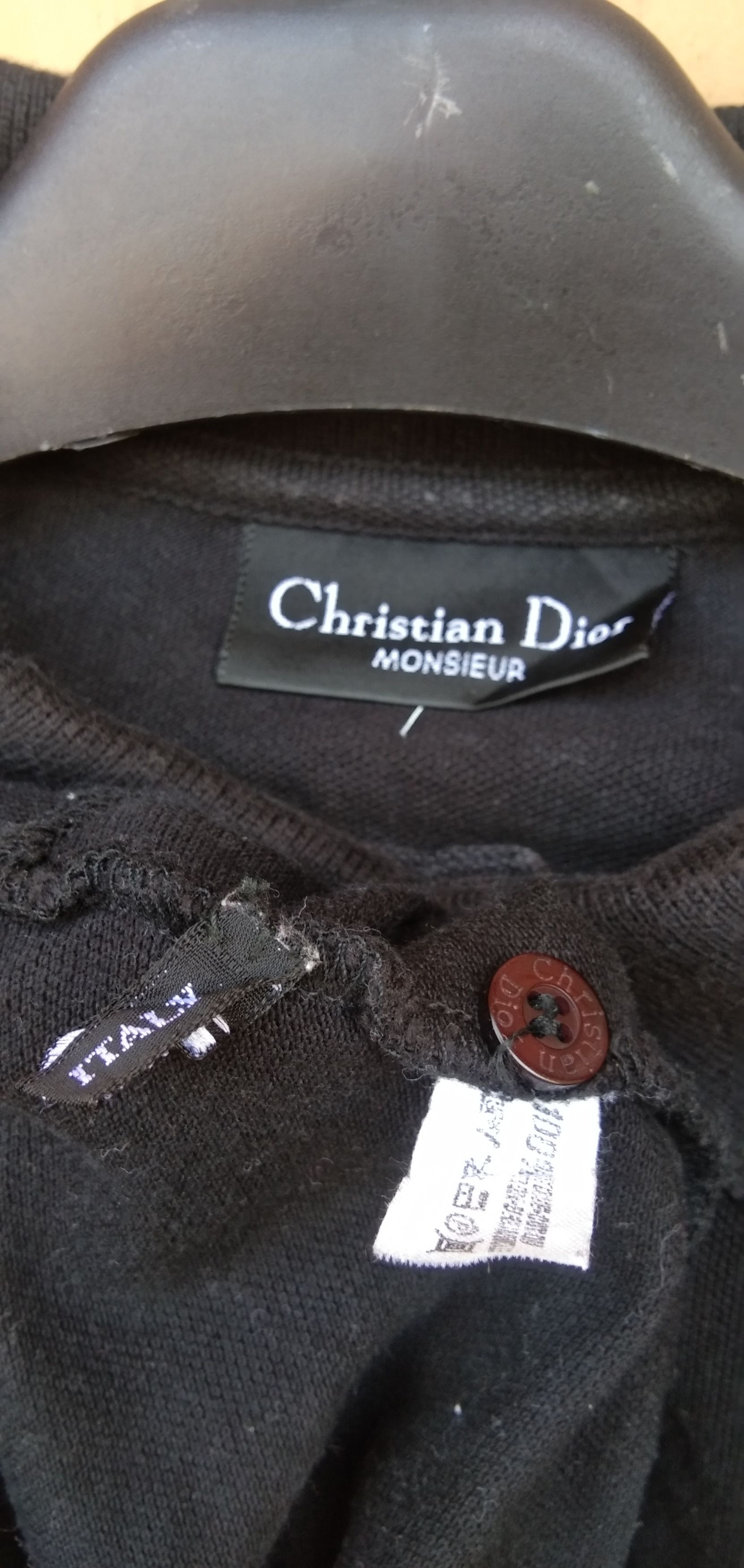 Christian Dior Monsieur × Vintage Vtg Christian dior monsieur long polo shirt Size US M / EU 48-50 / 2 - 7 Thumbnail