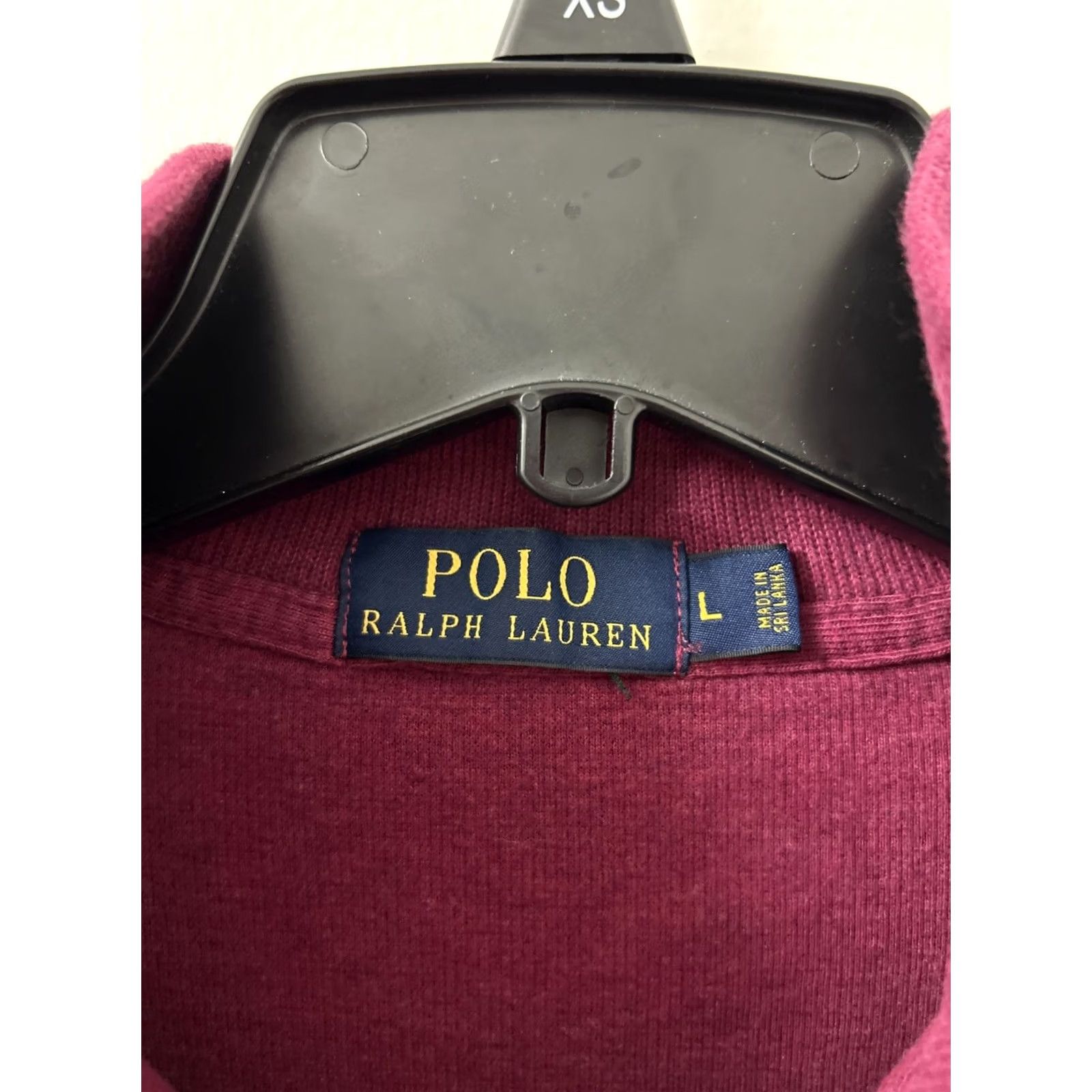 Ralph Lauren Polo Ralph Lauren Sweater Mens L Pink 1/4-Zip Pullover Cotton Knit Rib-Knit Pony Logo Embroidered Solid Long Sleeve Classic Fit Fall Winter Spring Size US L / EU 52-54 / 3 - 6 Thumbnail