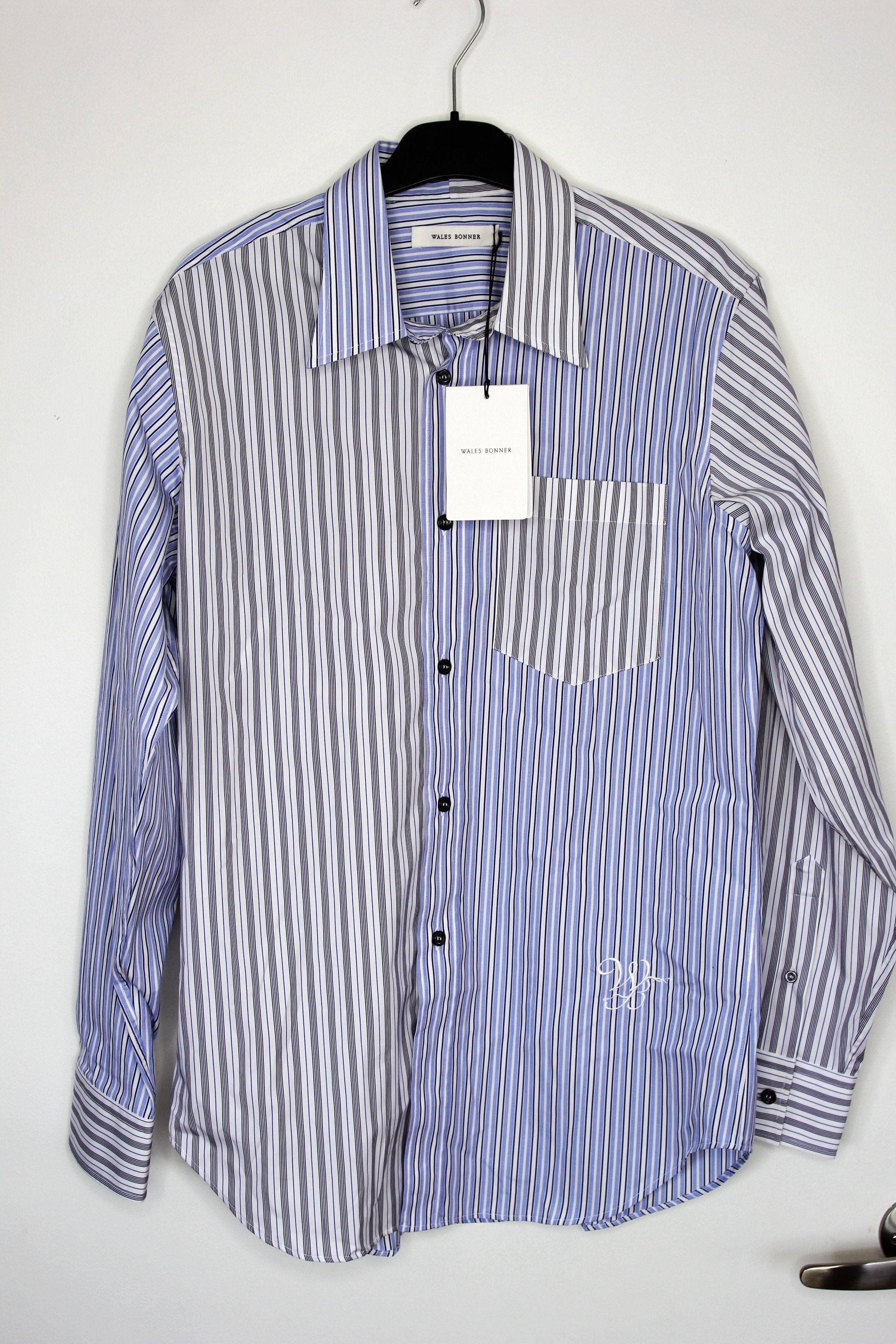 Wales Bonner BNWT AW24 WALES BONNER STRIPED SHIRTING MAJESTY SHIRT 46 Size US S / EU 44-46 / 1 - 2 Thumbnail