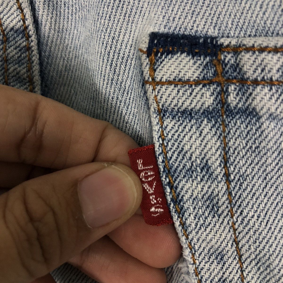 Levi's 🔥Vintage 359 Button Levi’s Jeans Denim Biker Wear Size US 32 / EU 48 - 14 Thumbnail