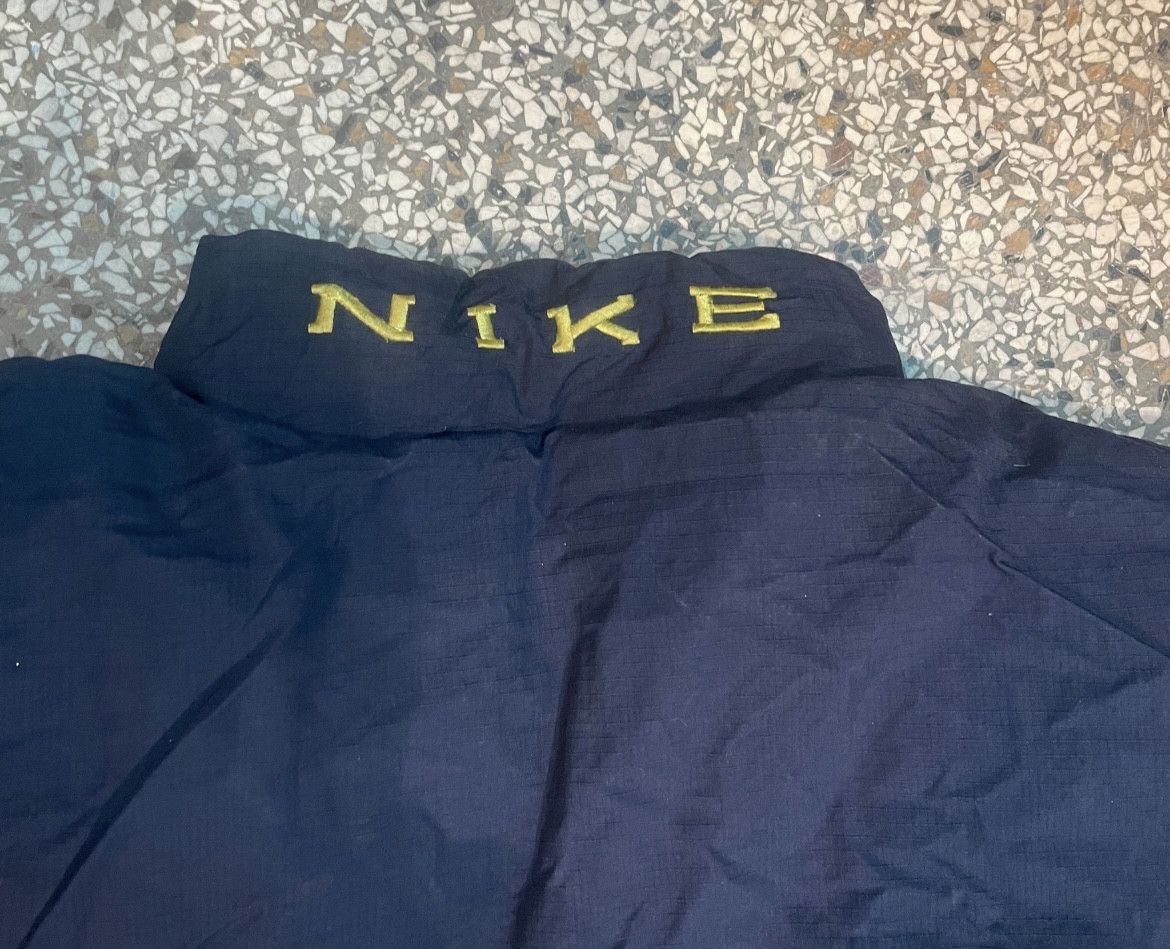 Nike Nike Vintage 90s Reversible Yellow Navy Puffer Jacket Size US M / EU 48-50 / 2 - 6 Thumbnail