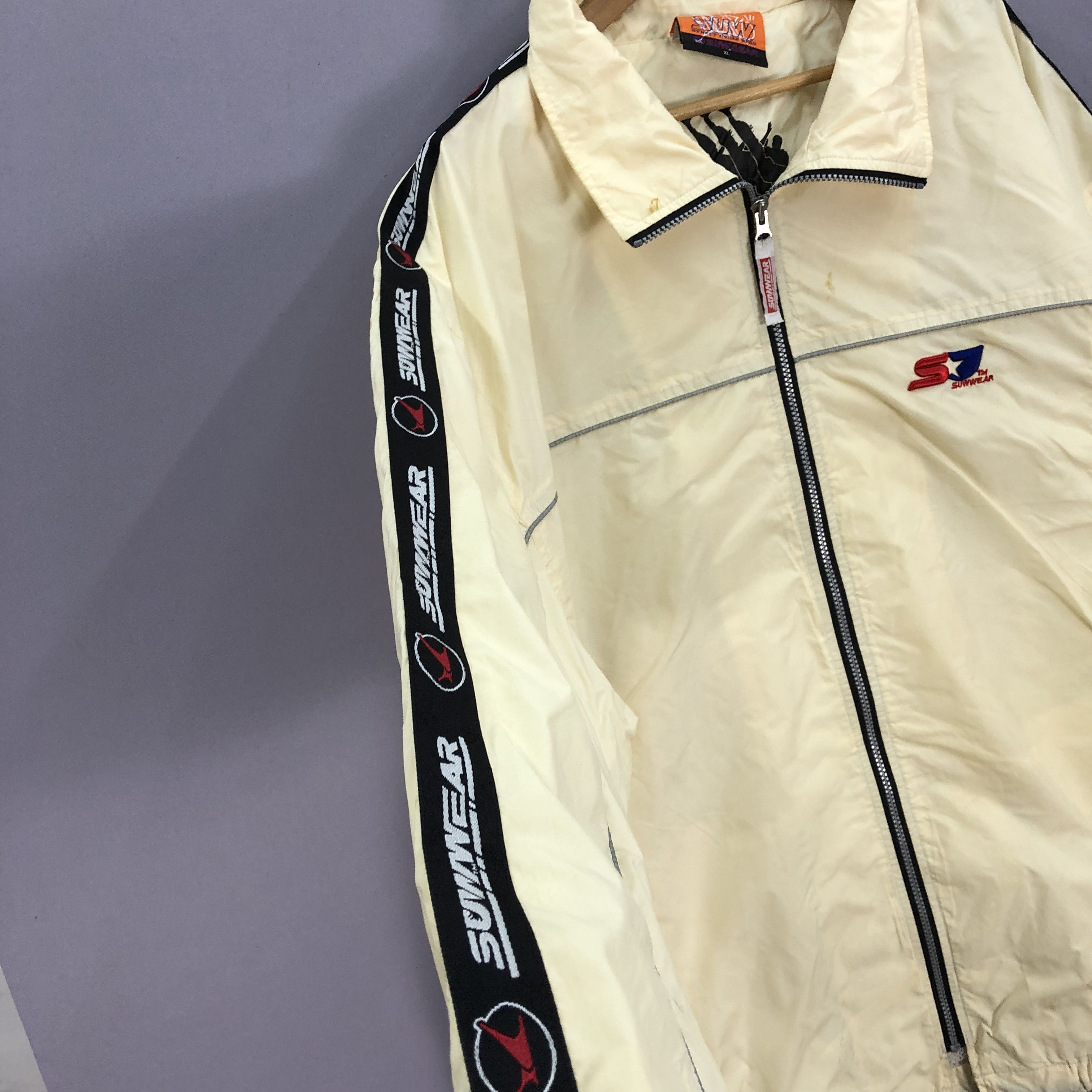 Japanese Brand × Vintage Vintage 90s Suw Gear Hoodie Windbreaker Jacket Size US XXL / EU 58 / 5 - 7 Thumbnail