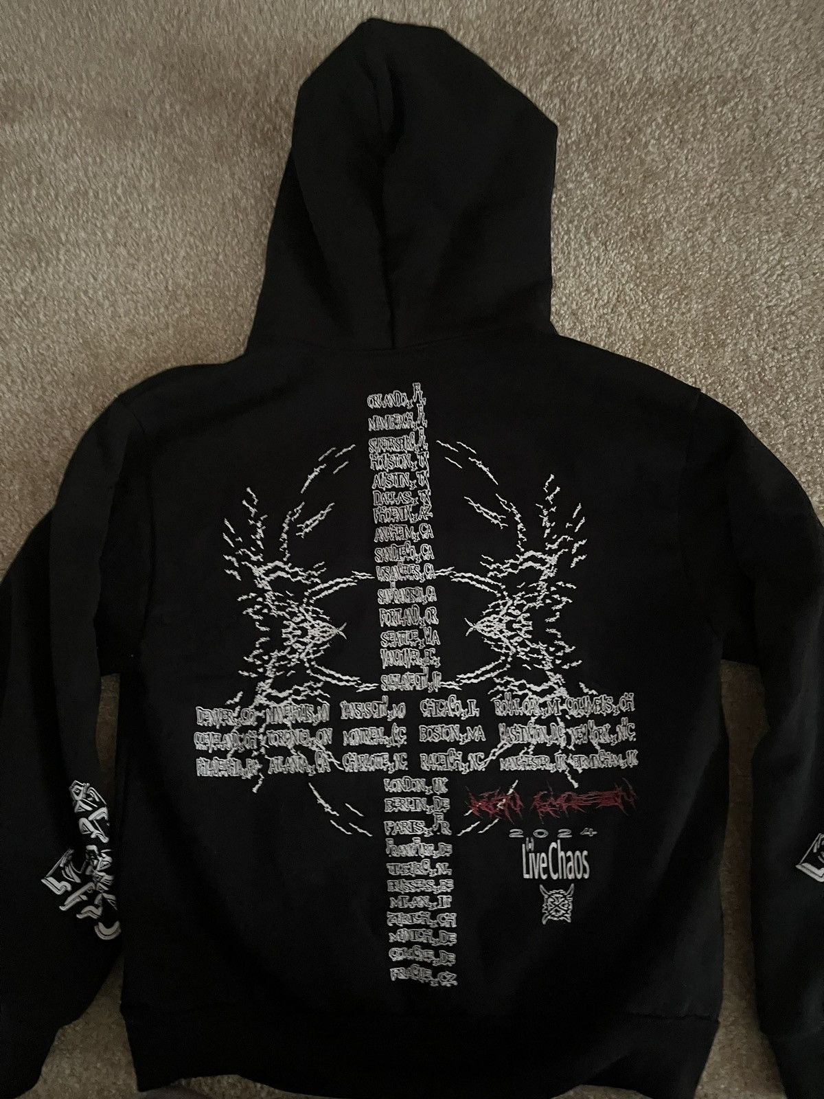 Destroy Lonely × Ken Carson × Playboi Carti Ken Carson AGC Tour Merch Zip-Up Jacket Size US M / EU 48-50 / 2 - 11 Thumbnail