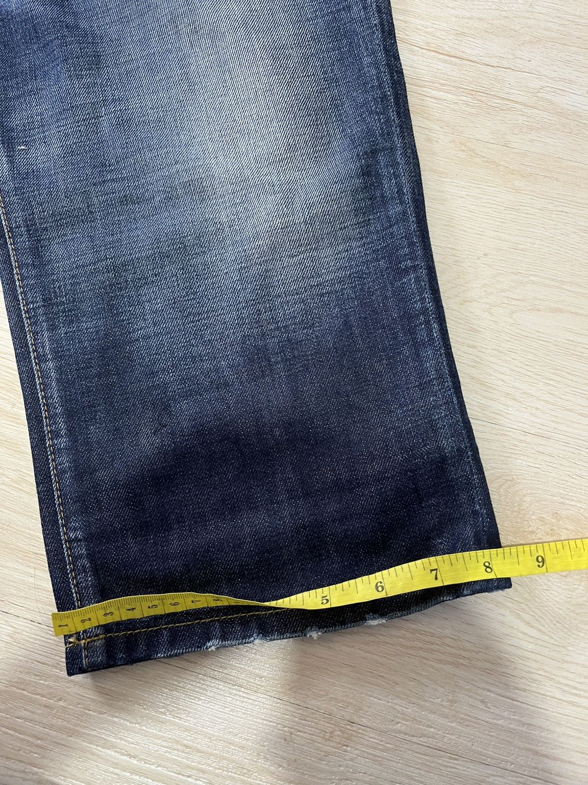 Dolce & Gabbana D&G (Dolce & Gabbana) Dark Blue Straight Leg Jeans Size US 38 / EU 54 - 8 Thumbnail