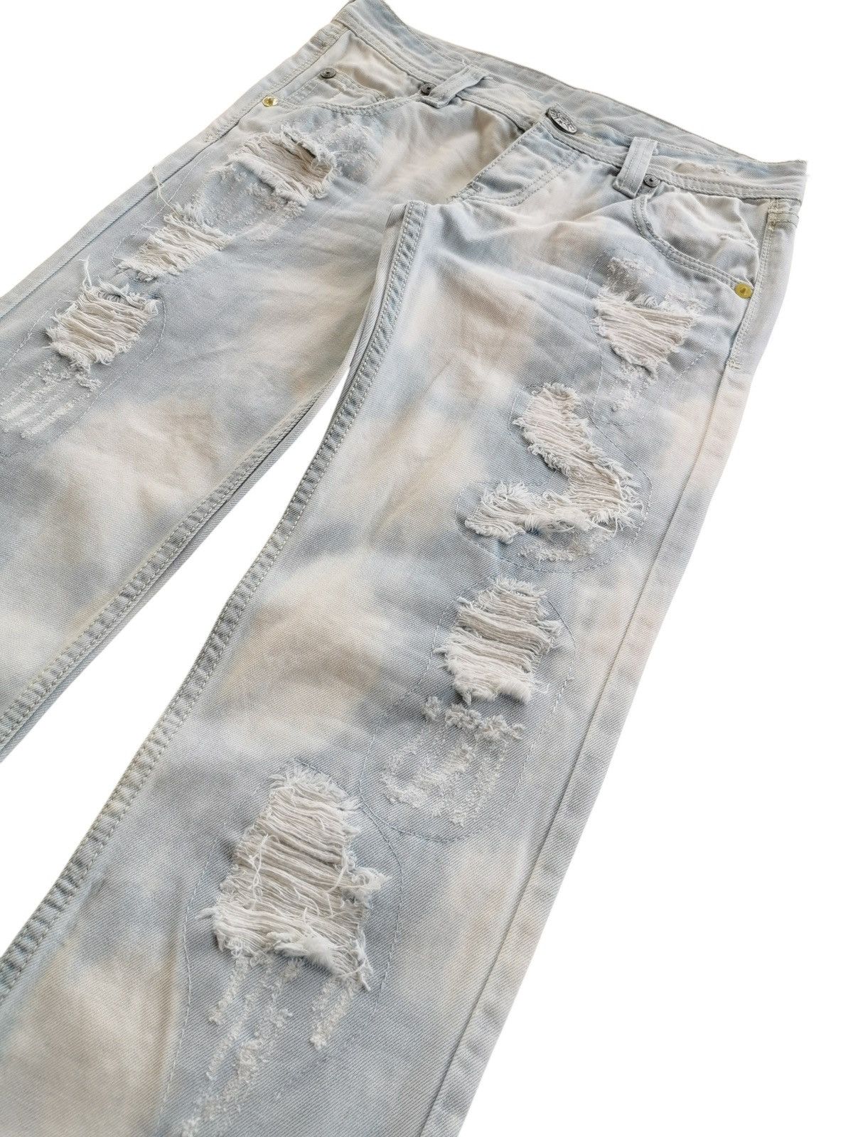 Japanese Brand Vence Distressed Denim Jeans Japanese Brand Size US 31 - 6 Thumbnail