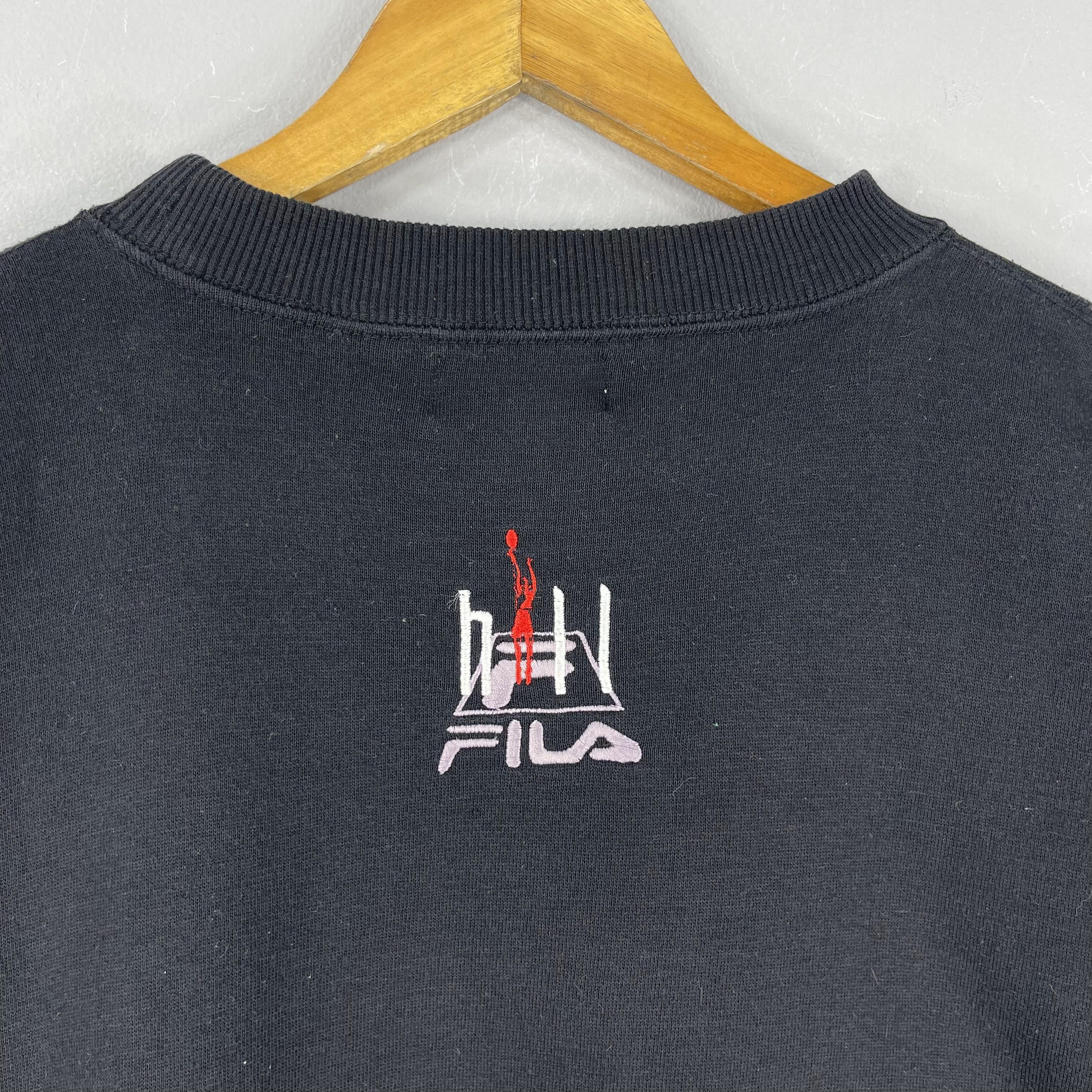 Fila Vintage FILA Italia Big Logo Spell Out Embroidery Sweatshirt Size US L / EU 52-54 / 3 - 7 Thumbnail