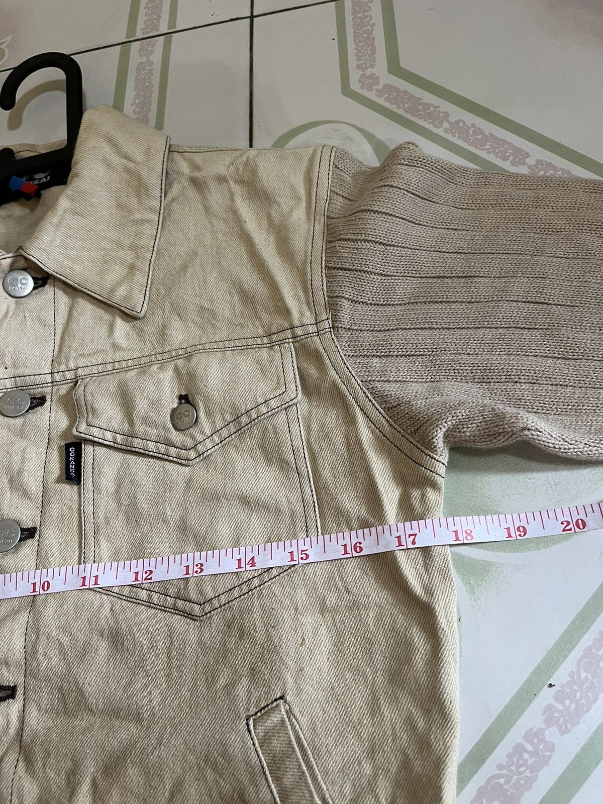 Kansai Yamamoto Vintage CC Kansai Denim Jacket Double Pocket Nice Design Size US S / EU 44-46 / 1 - 10 Thumbnail