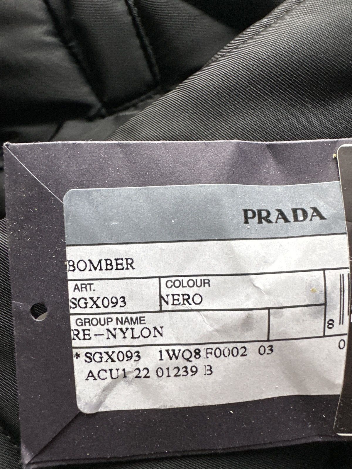 Prada Prada Oversized Bomber Jacket with belt size M Size US M / EU 48-50 / 2 - 13 Thumbnail