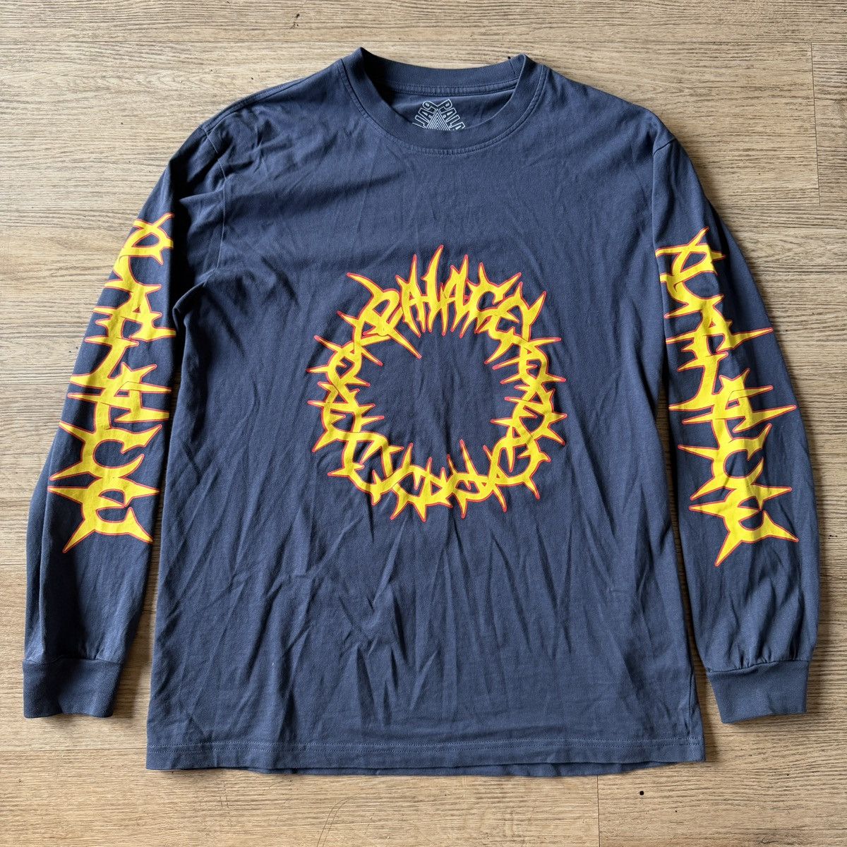 Palace Palace x Neighborhood Thermal Waffle Jersey White | Grailed