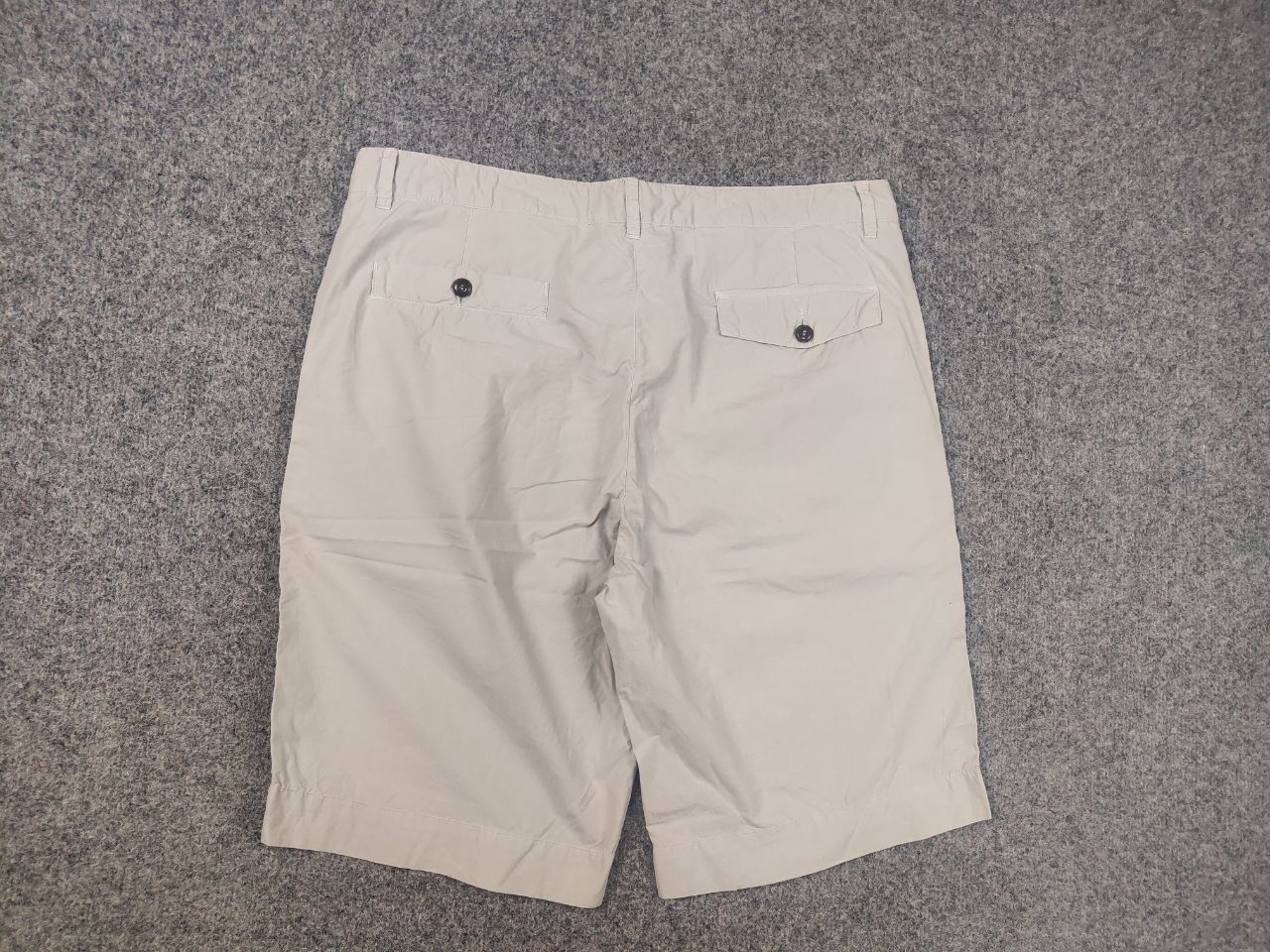 Officine Generale Officine Generale Fisherman Bermuda Beige Button Shorts Size US 36 / EU 52 - 9 Thumbnail