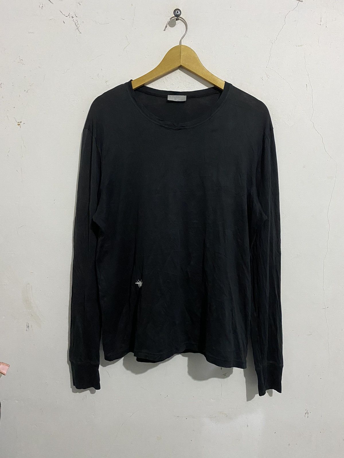 image of Bindingofferdior Hedi Slimane Bee Logo in Black, Men's (Size Large)