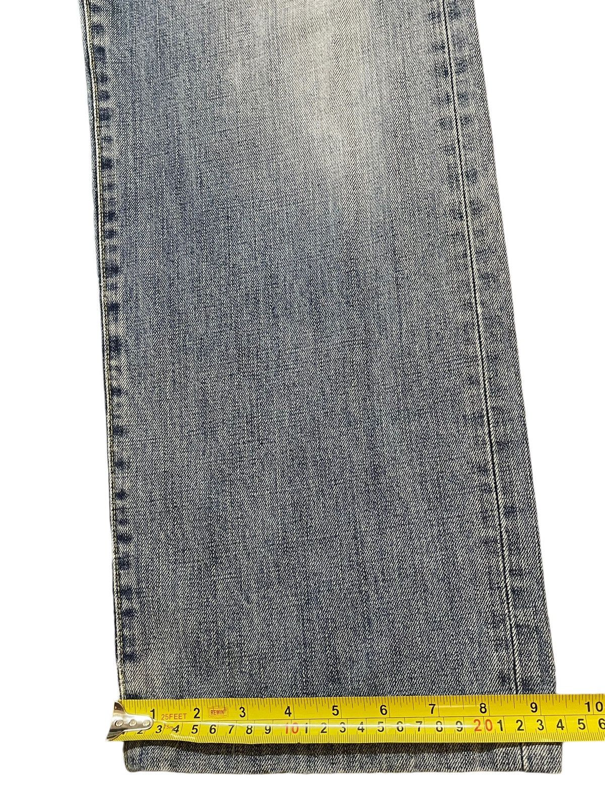 Uniqlo Vintage Y2K Japanese Uniqlo Blue Faded Wash Wide Leg Baggy Size US 36 / EU 52 - 16 Thumbnail