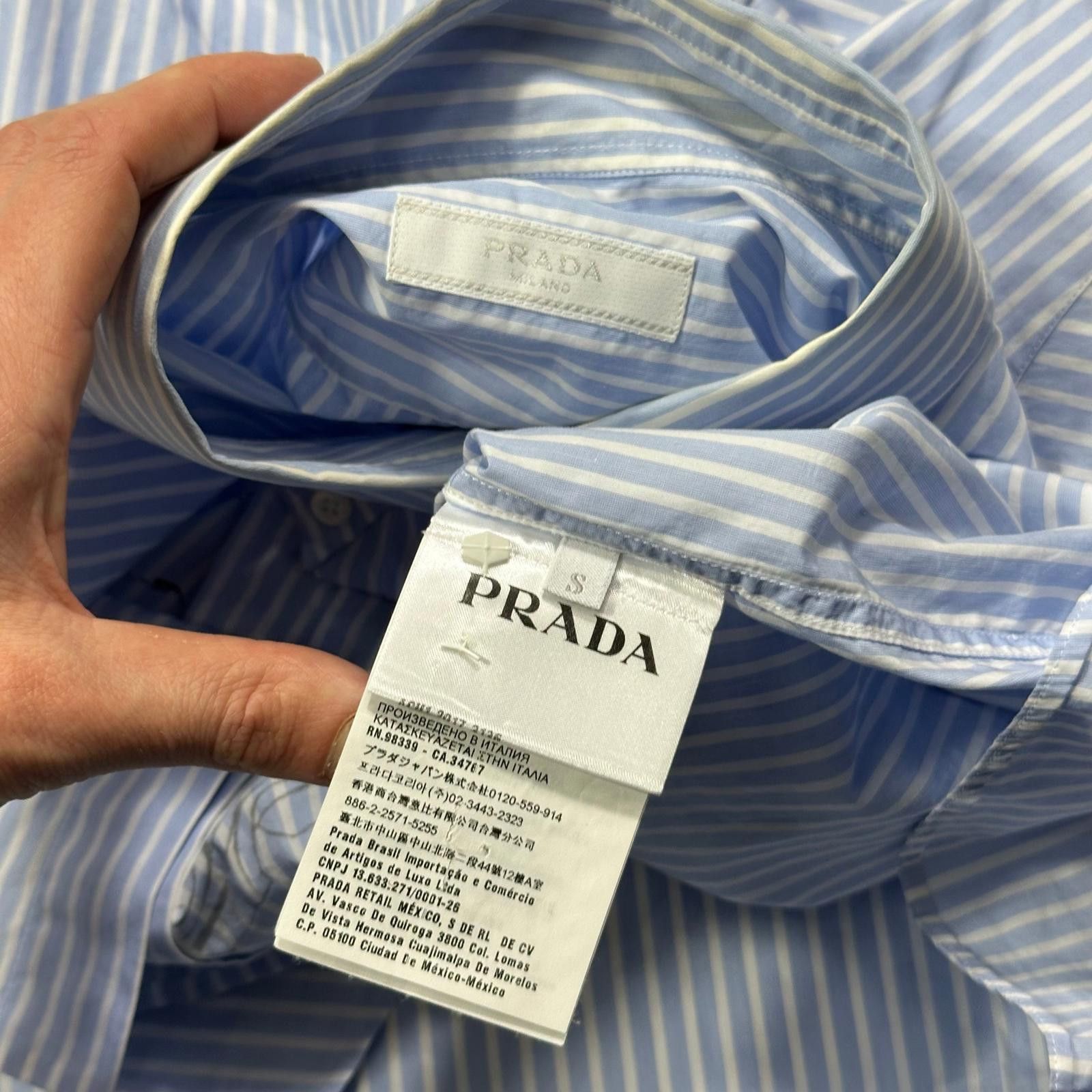 Prada Prada SS18 James Jean Comic Print Striped Shirt - S/M Size US S / EU 44-46 / 1 - 4 Thumbnail