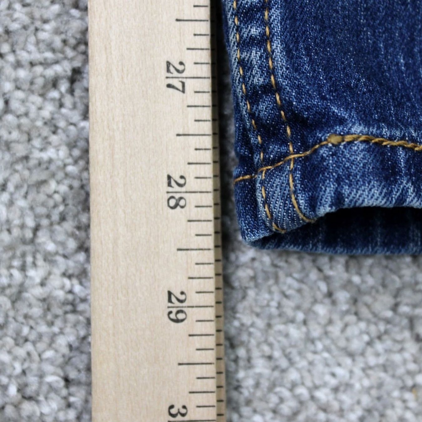 Levi's Levi's 559 Jeans Men's 44x29 Blue Relaxed Straight Leg 5-Pocket Denim Size US 44 / EU 60 - 4 Thumbnail