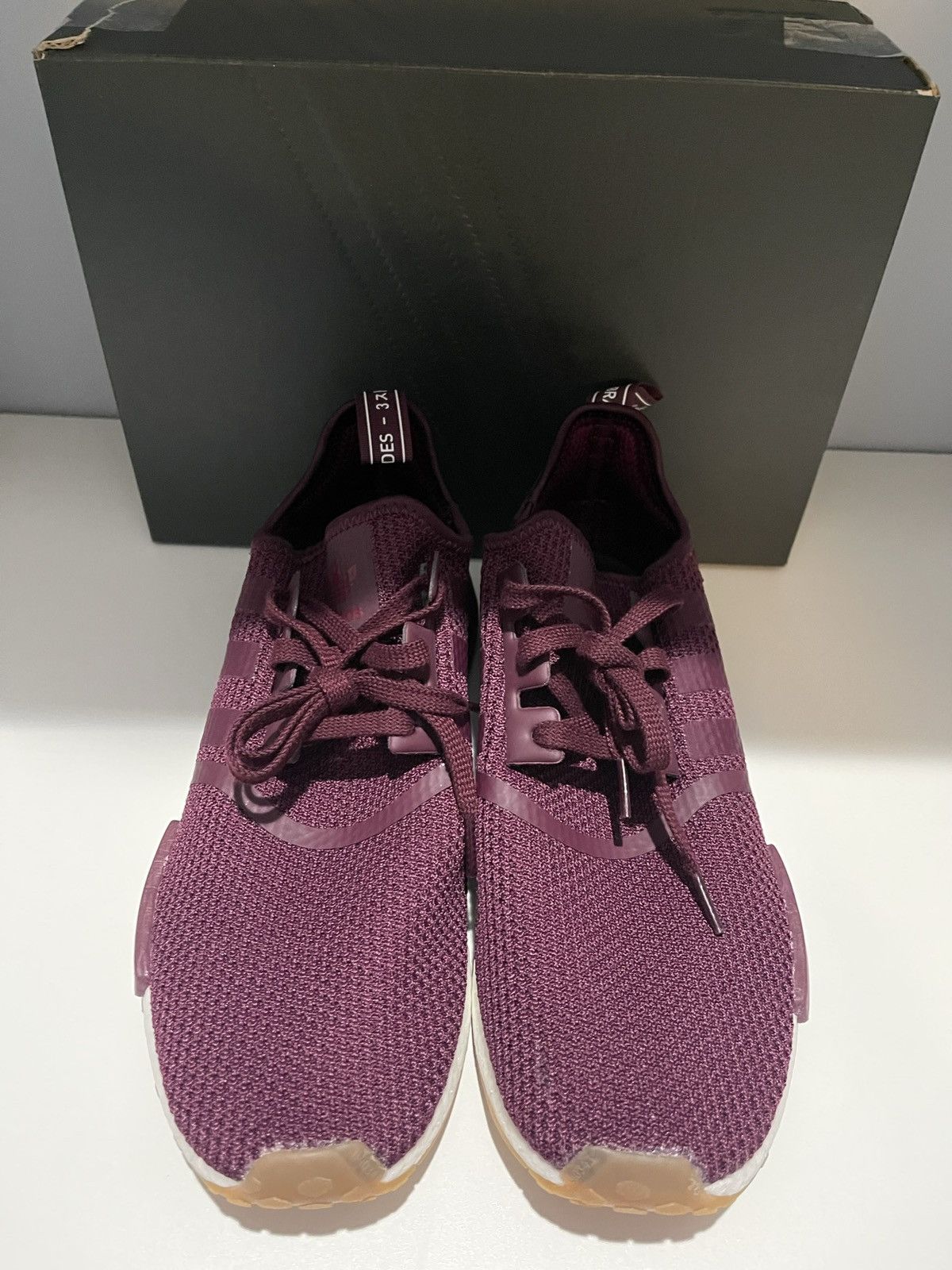 Adidas Adidas NMD_R1 Maroon Gum Size US 11.5 / EU 44-45 - 2 Thumbnail