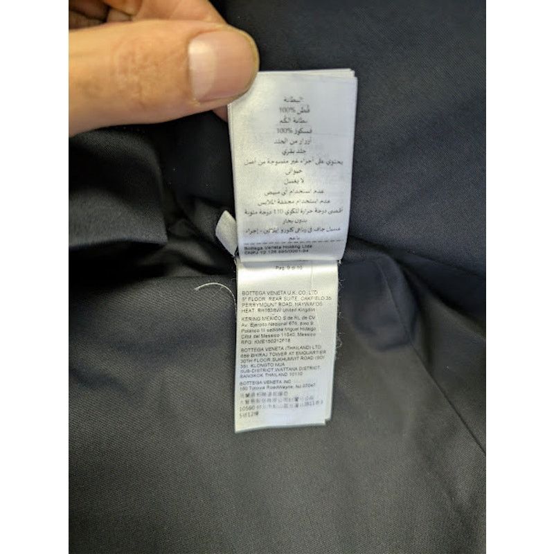 Bottega Veneta o1rshd1 Cotton Twill Caban Jacket in Midnight Blue Size US L / EU 52-54 / 3 - 20 Thumbnail