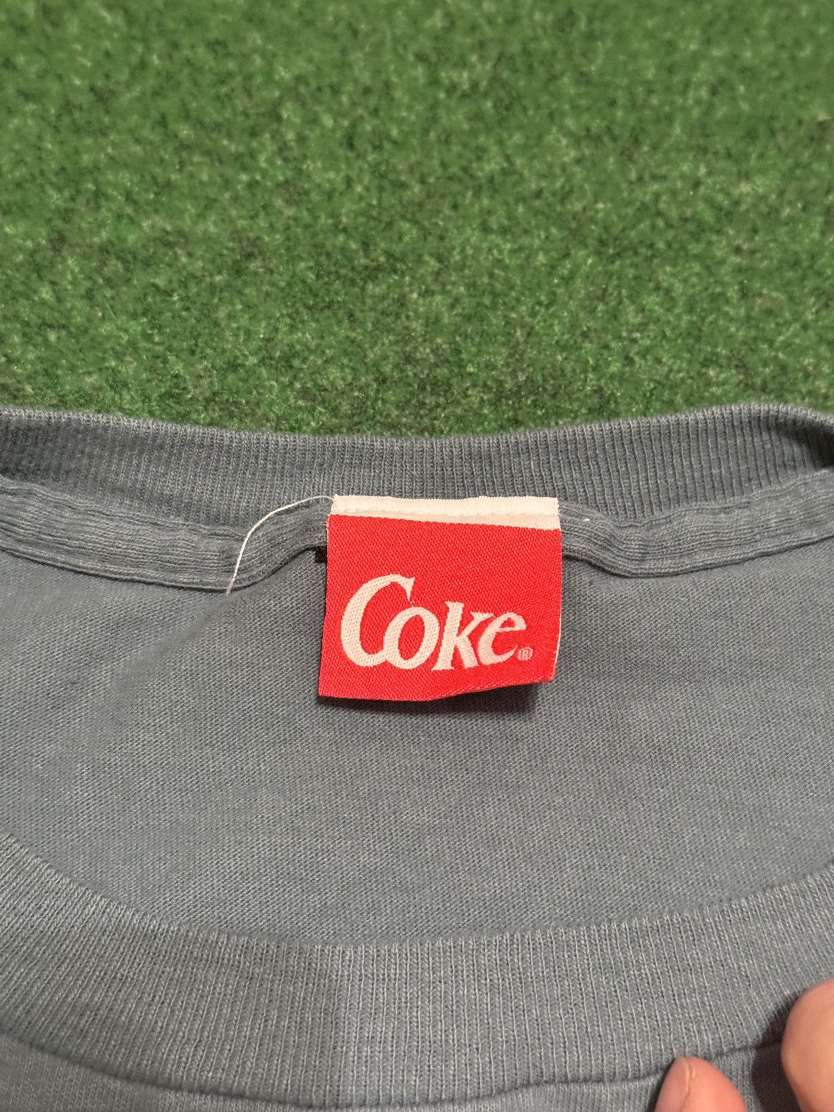 Coca Cola Vintage 90s Coca Cola Coke Cool Dark Handsome XL T Shirt Size US XL / EU 56 / 4 - 3 Thumbnail