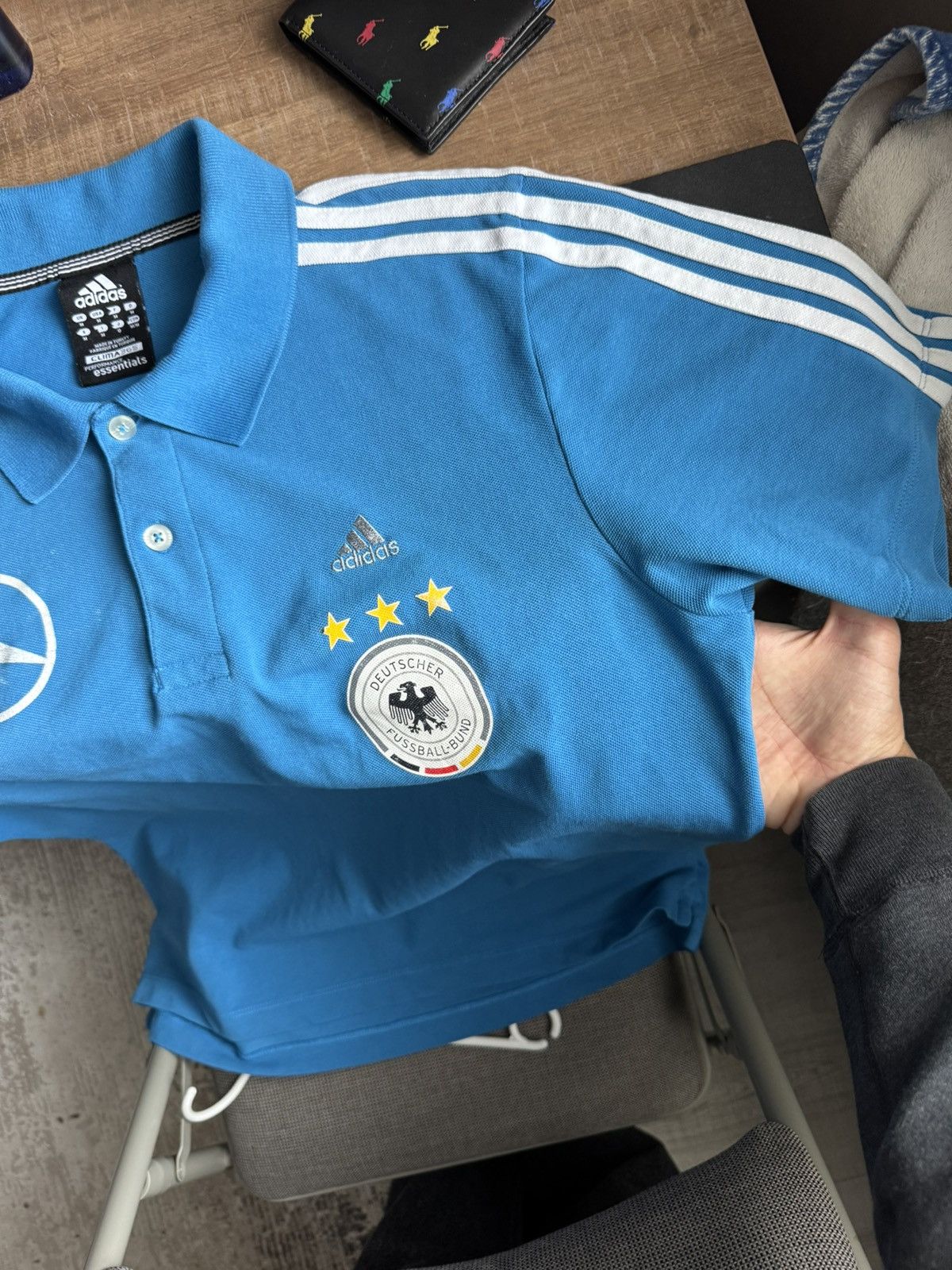Adidas × Mercedes-Benz 🥶 Adidas Mercedes Benz Jersey 🥶 Size US M / EU 48-50 / 2 - 3 Thumbnail
