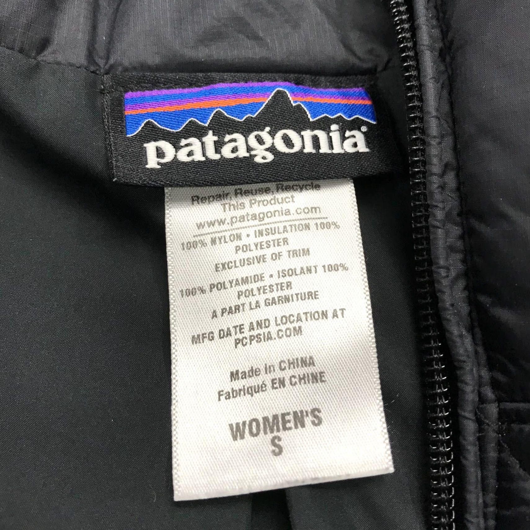 Patagonia Patagonia Jacket Womens Small Black Long Parka Full Zip Outdoor (Adult Women) Size S / US 4 / IT 40 - 4 Thumbnail