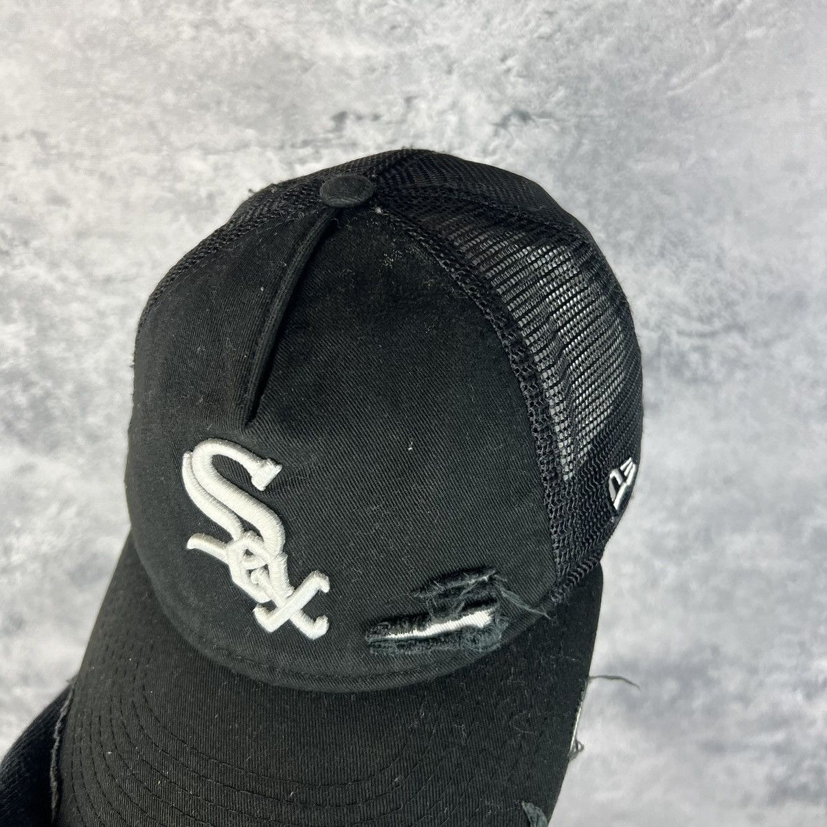 MLB Sox New Era Vintage Cap Men's Black One Size Size ONE SIZE - 5 Thumbnail