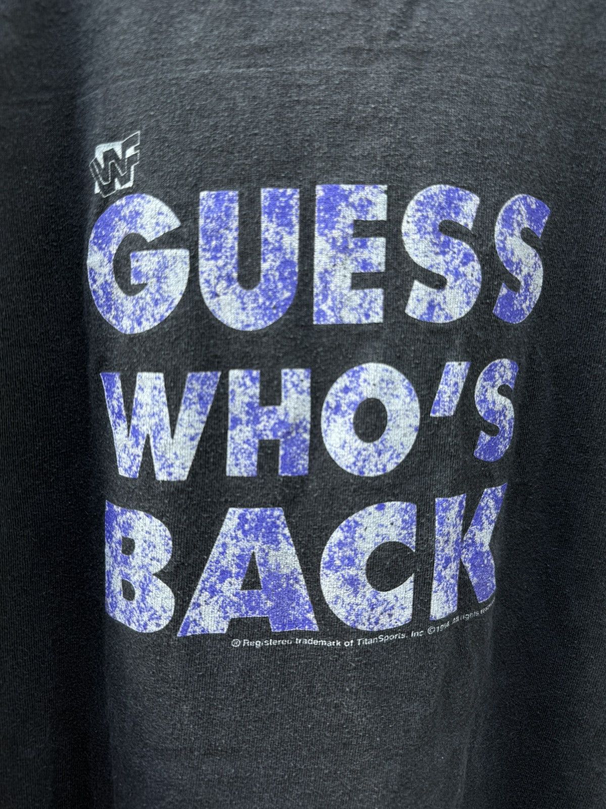 WWF Vintage 1994 WWF Undertaker Guess Who’s Back Tee Shirt Size US XL / EU 56 / 4 - 4 Thumbnail
