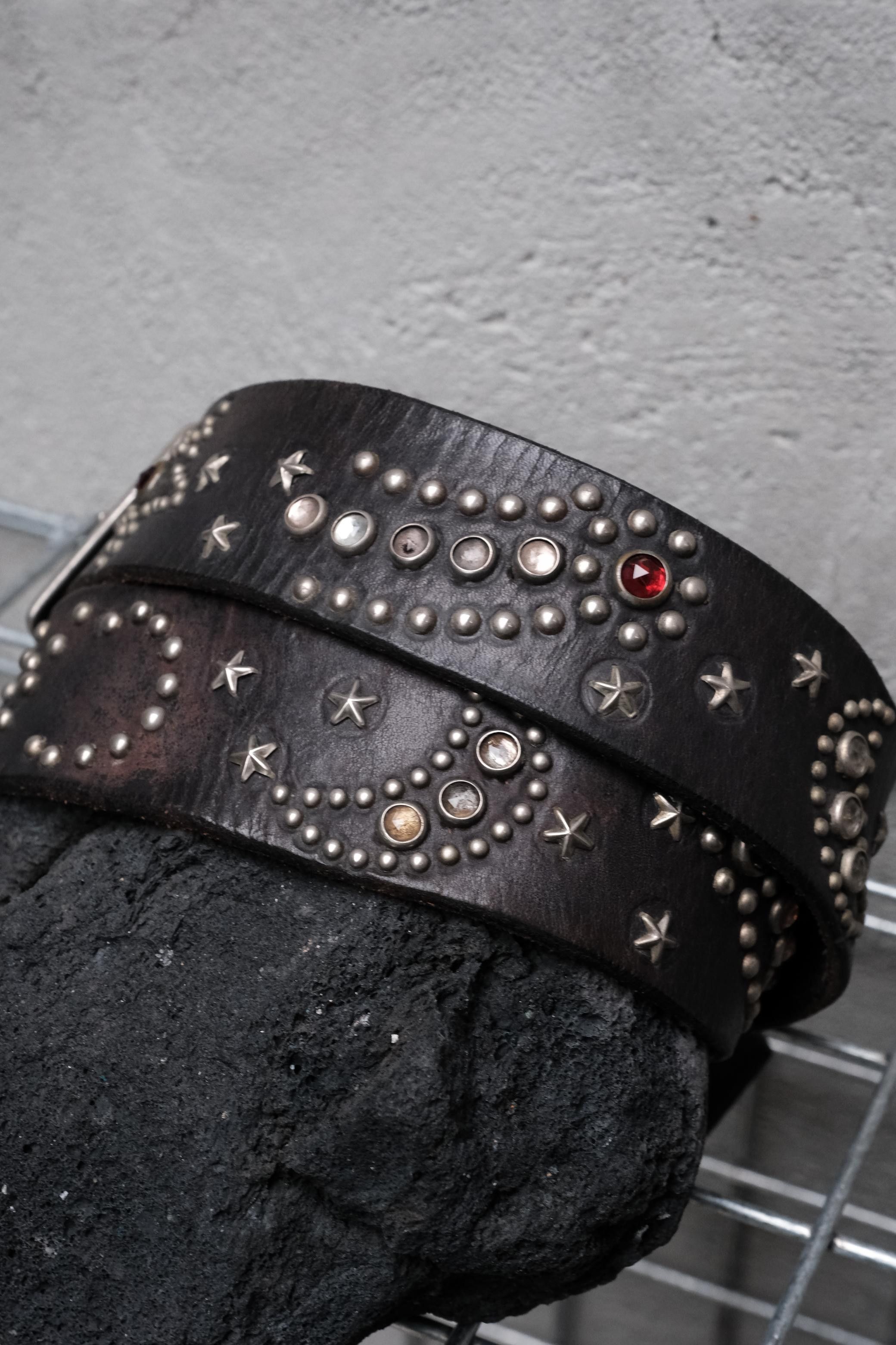 Hollywood Trading Company HTC Hollywood Trading Company CAPRICORN Studded Belt Size ONE SIZE - 2 Thumbnail