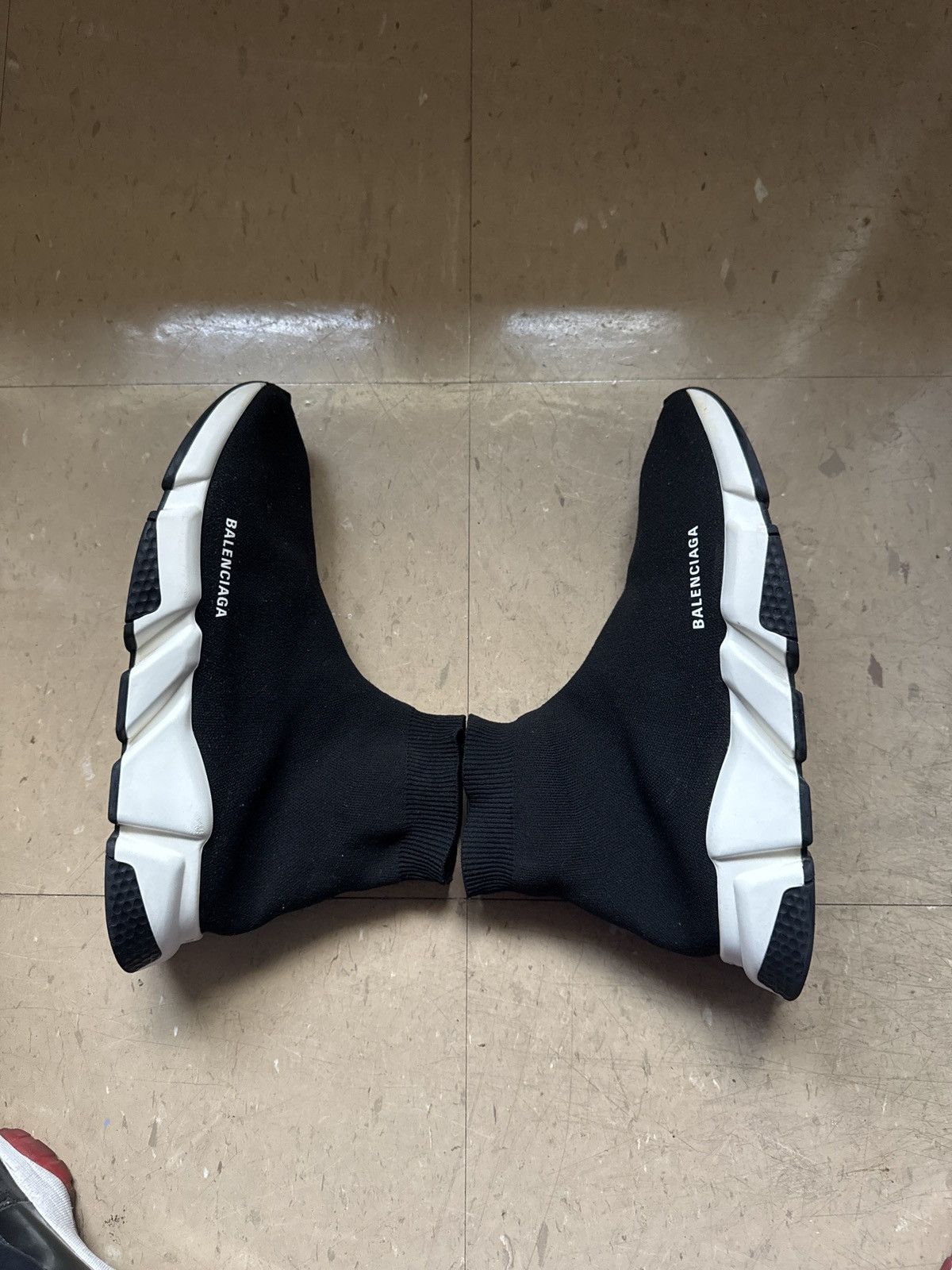 Balenciaga Balenciaga Speed Sneaker 'Black' Size US 10.5 / EU 43-44 - 2 Thumbnail