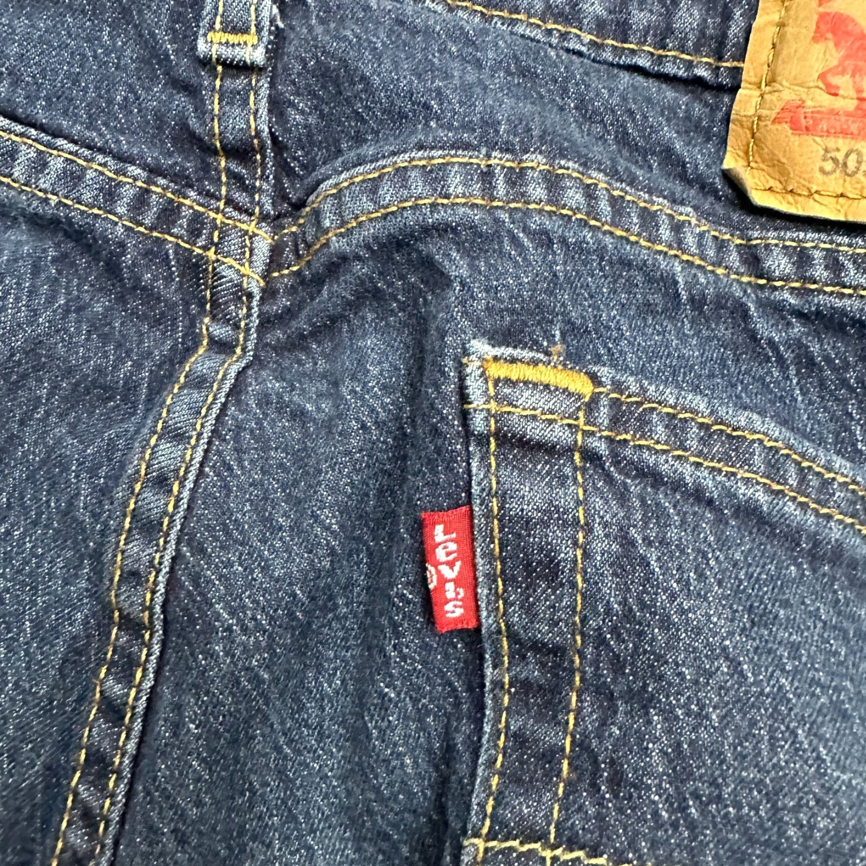 Levi's Levi's 505 Jeans Mens 32 Blue Denim Straight Mid Rise 5-Pocket USA Classic Size US 32 / EU 48 - 5 Thumbnail