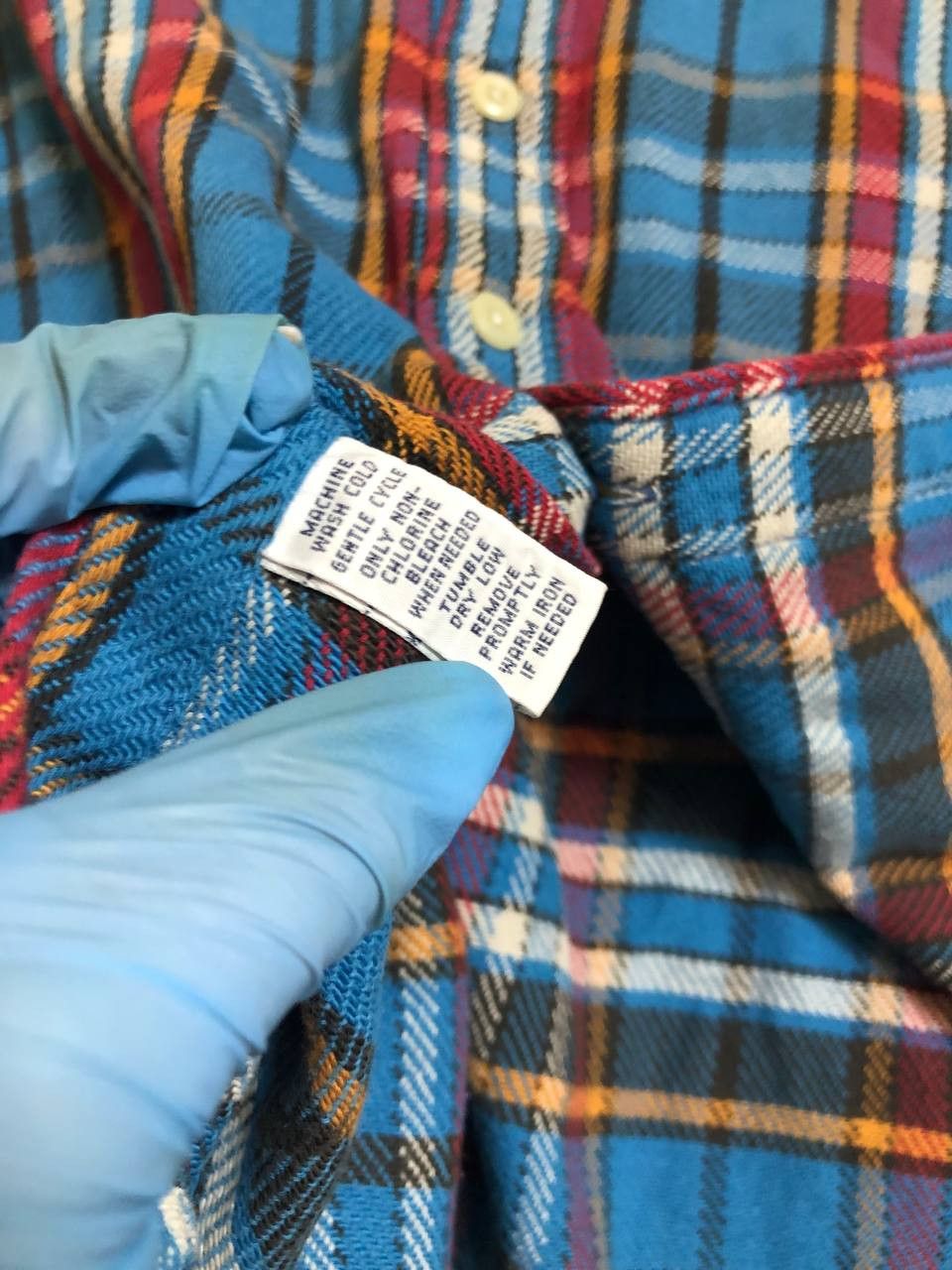 Polo Ralph Lauren Vintage Ralph Lauren Bright Plaid Heavy Button Up Shirt Size US L / EU 52-54 / 3 - 3 Thumbnail