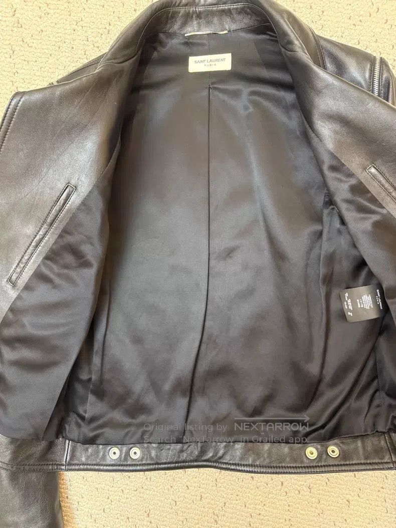 Saint Laurent Paris Saint Laurent Paris Lamb Leather 5-Zip Moto Jacket i Size US S / EU 44-46 / 1 - 3 Thumbnail
