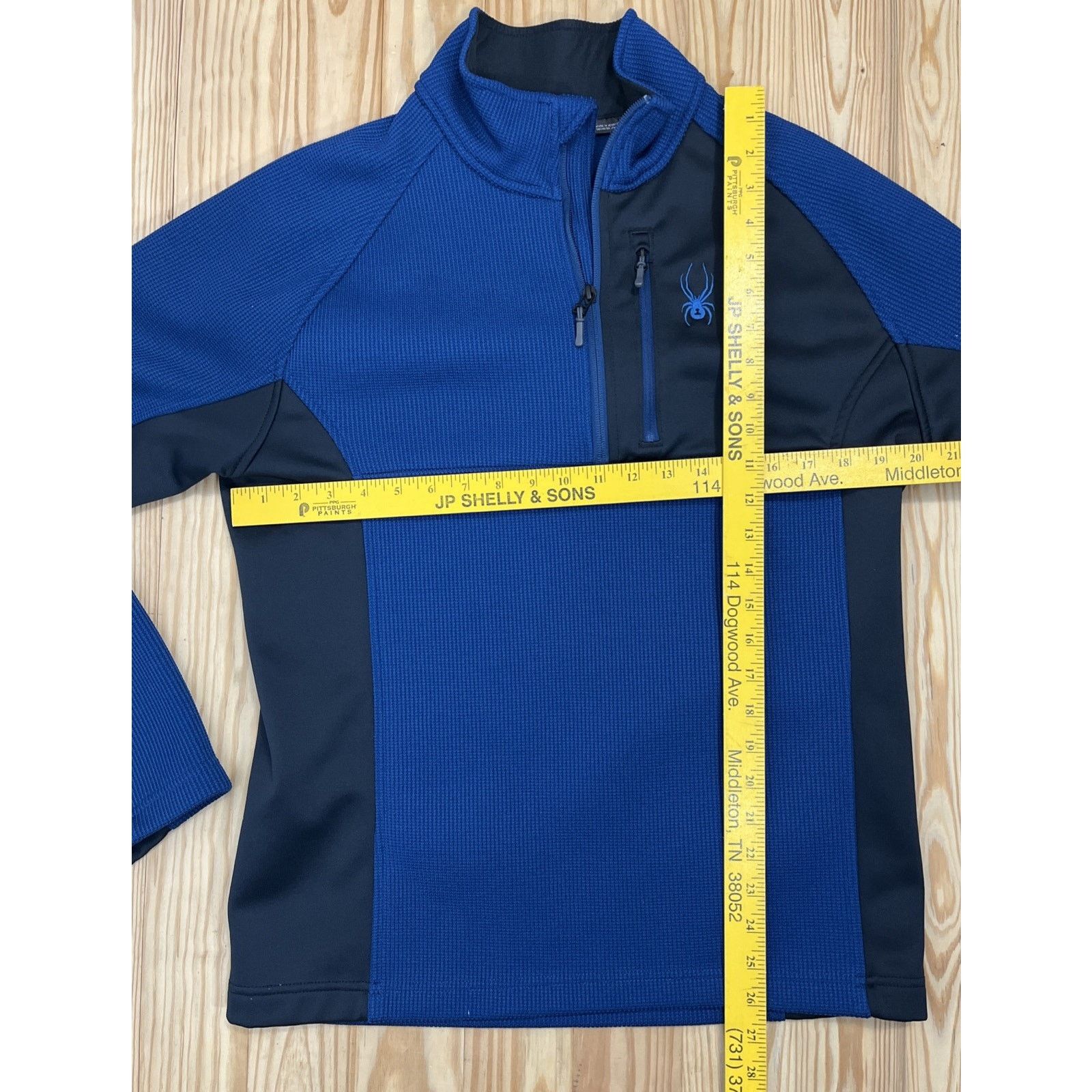Spyder Spyder Blue 1/4 Zip Sweater Jacket Pullover Size M Men's Size US M / EU 48-50 / 2 - 5 Thumbnail
