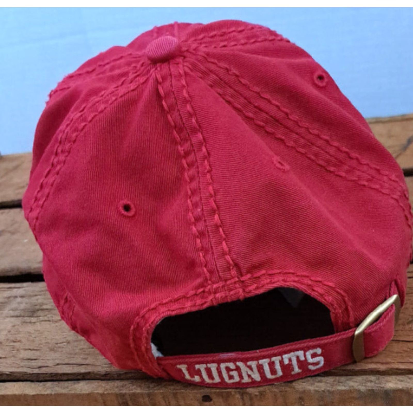 Twins VINTAGE Lansing Lugnuts Milb Baseball Hat Adjustable red 47 Brand Cotton Breathable Men Baseball Cap Size ONE SIZE - 5 Thumbnail