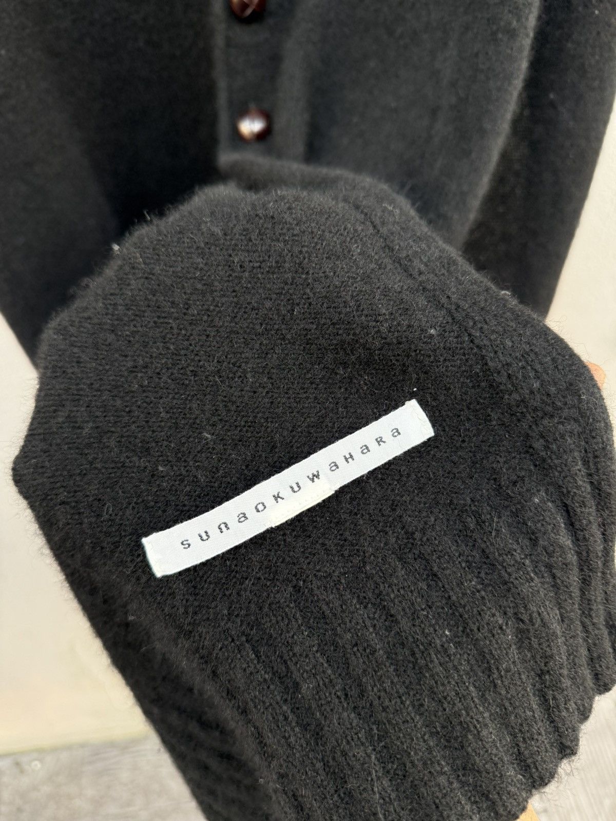 Issey Miyake × Sunao Kuwahara Sunao Kuwahara by ISSEY MIYAKE Wool Poncho Size ONE SIZE - 6 Thumbnail