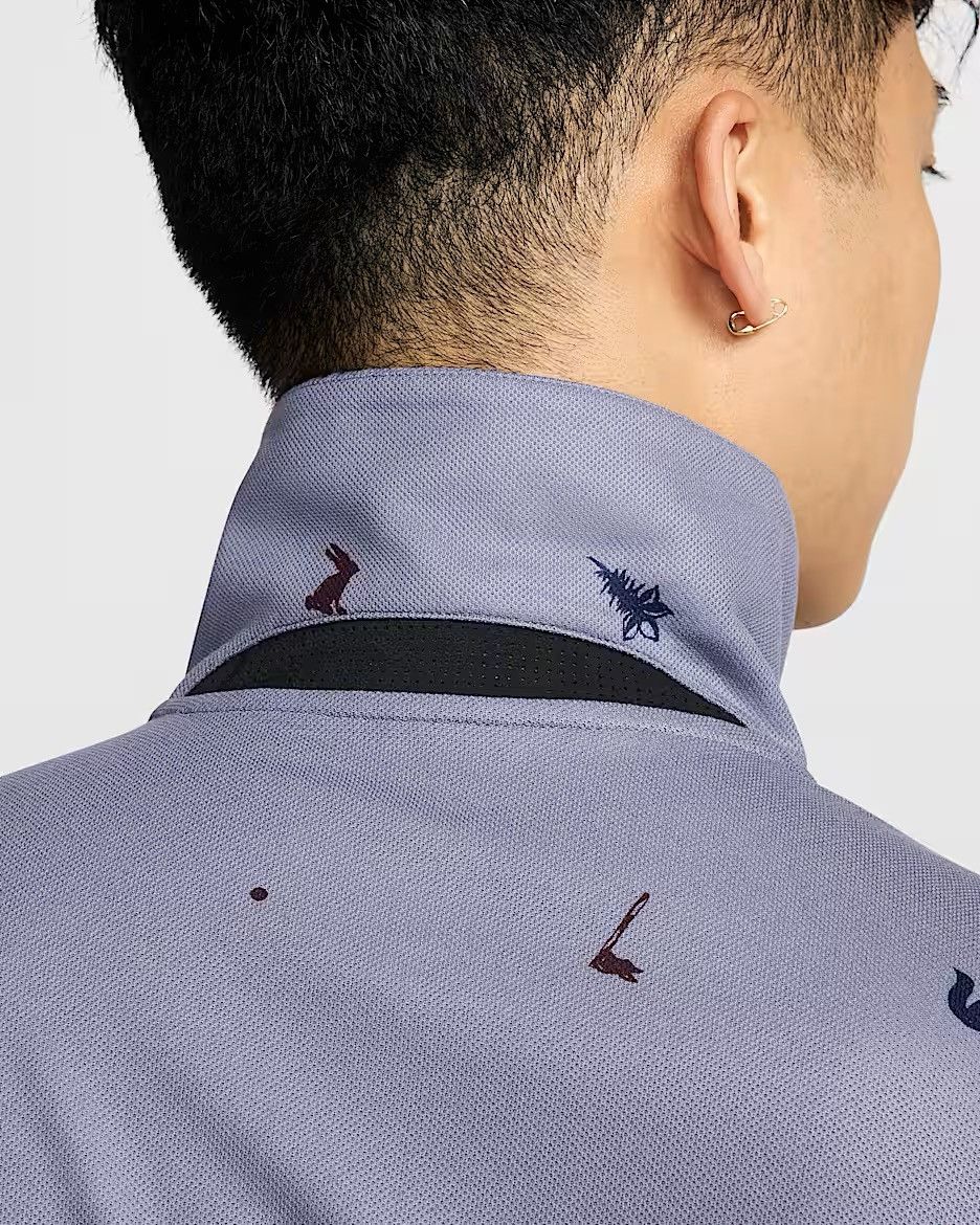 Nike Nike Golf Polo Mens Dri-FIT Tour Icon All Over Print Size US M / EU 48-50 / 2 - 6 Thumbnail