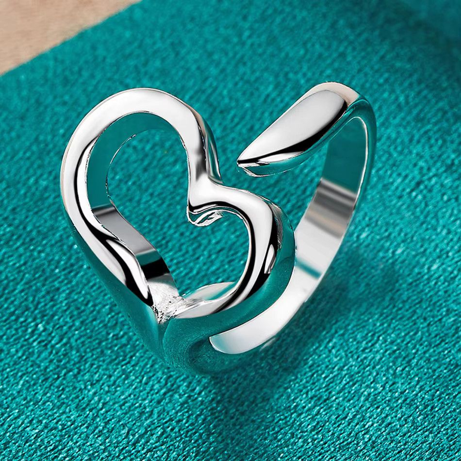 Jewelry Heart Charm Ring Size ONE SIZE - 3 Thumbnail