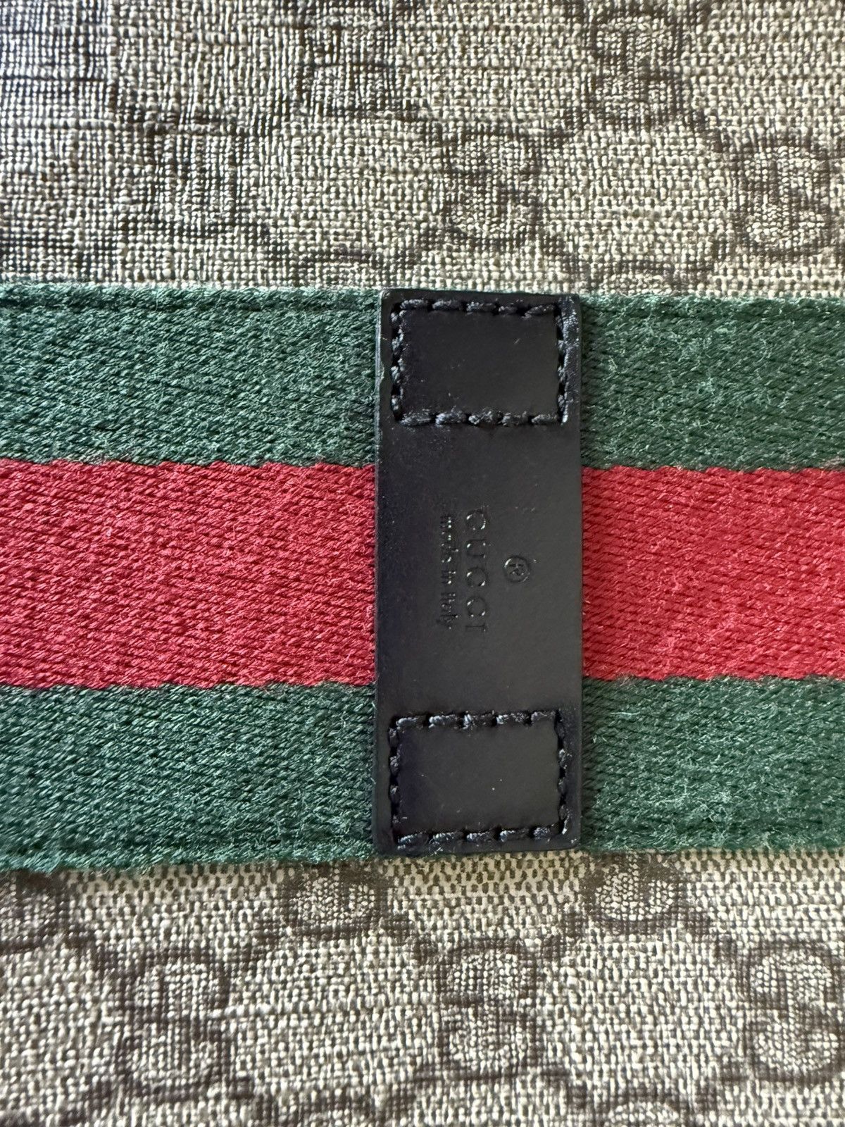 Gucci Gucci Web GG Supreme Messenger Bag Size ONE SIZE - 3 Thumbnail