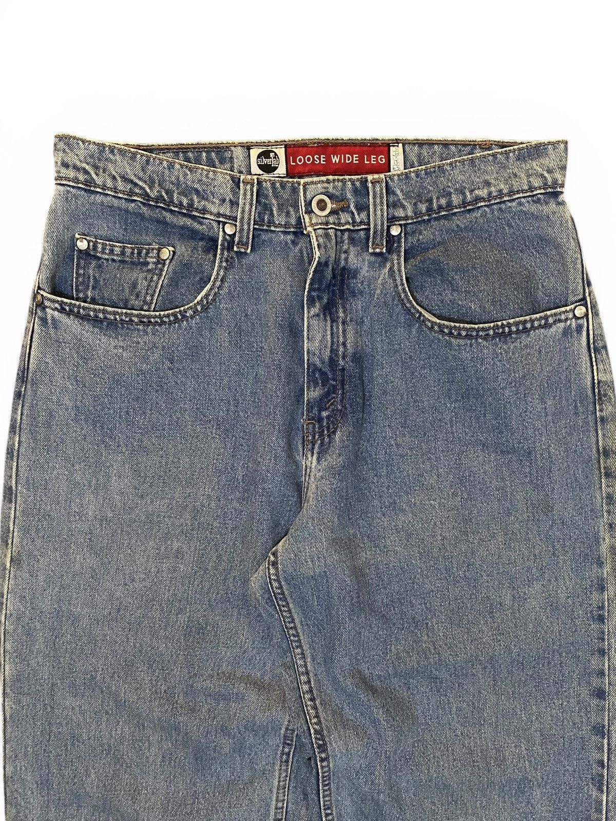 Levi's Vintage 90’s Baggy Levis Silvertab Loose Wide Leg Blue pants Size US 31 - 3 Thumbnail