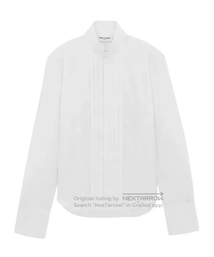 Saint Laurent Paris Saint Laurent 2024 SS Pleated Shirt. Size US XXS / EU 40 - 1 Thumbnail